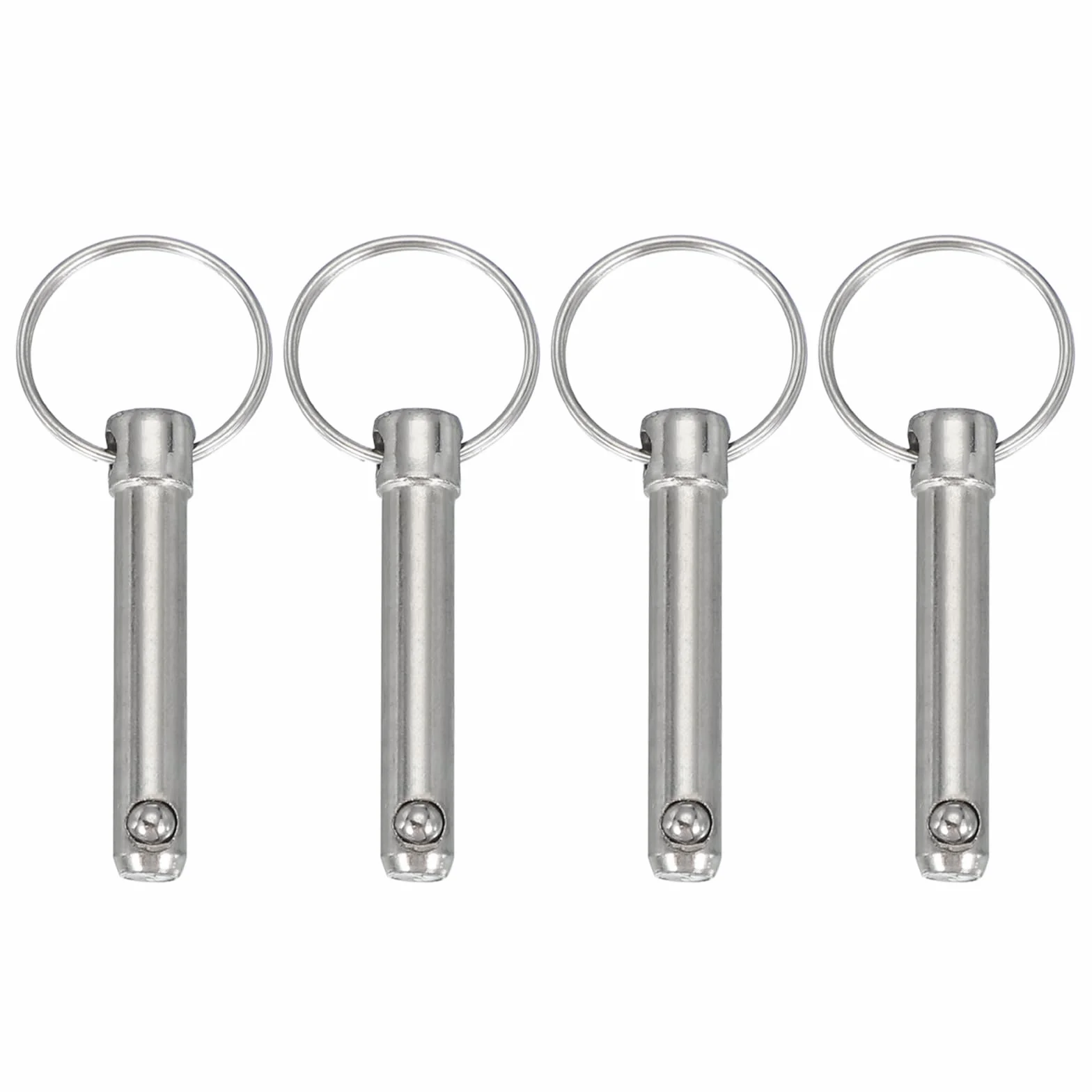 QUARKZMAN Pin a Rilascio Rapido Acciaio al Carbonio 8mm 34mm 71mm per Accessori Nautici Confezione da 4