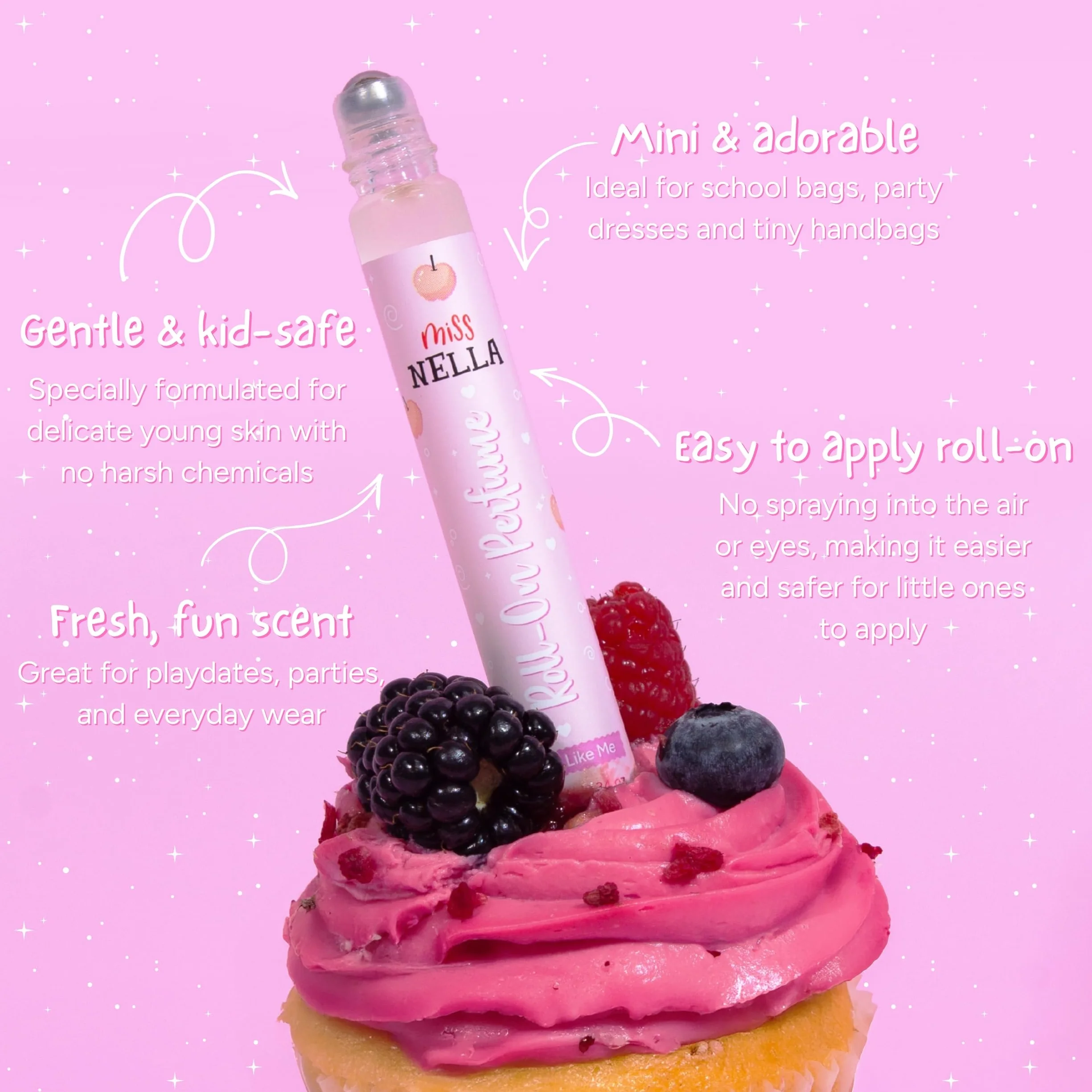 Miss Nella Cool Like Me- Olio profumato, delicato e non tossico per bambini, formula a base naturale