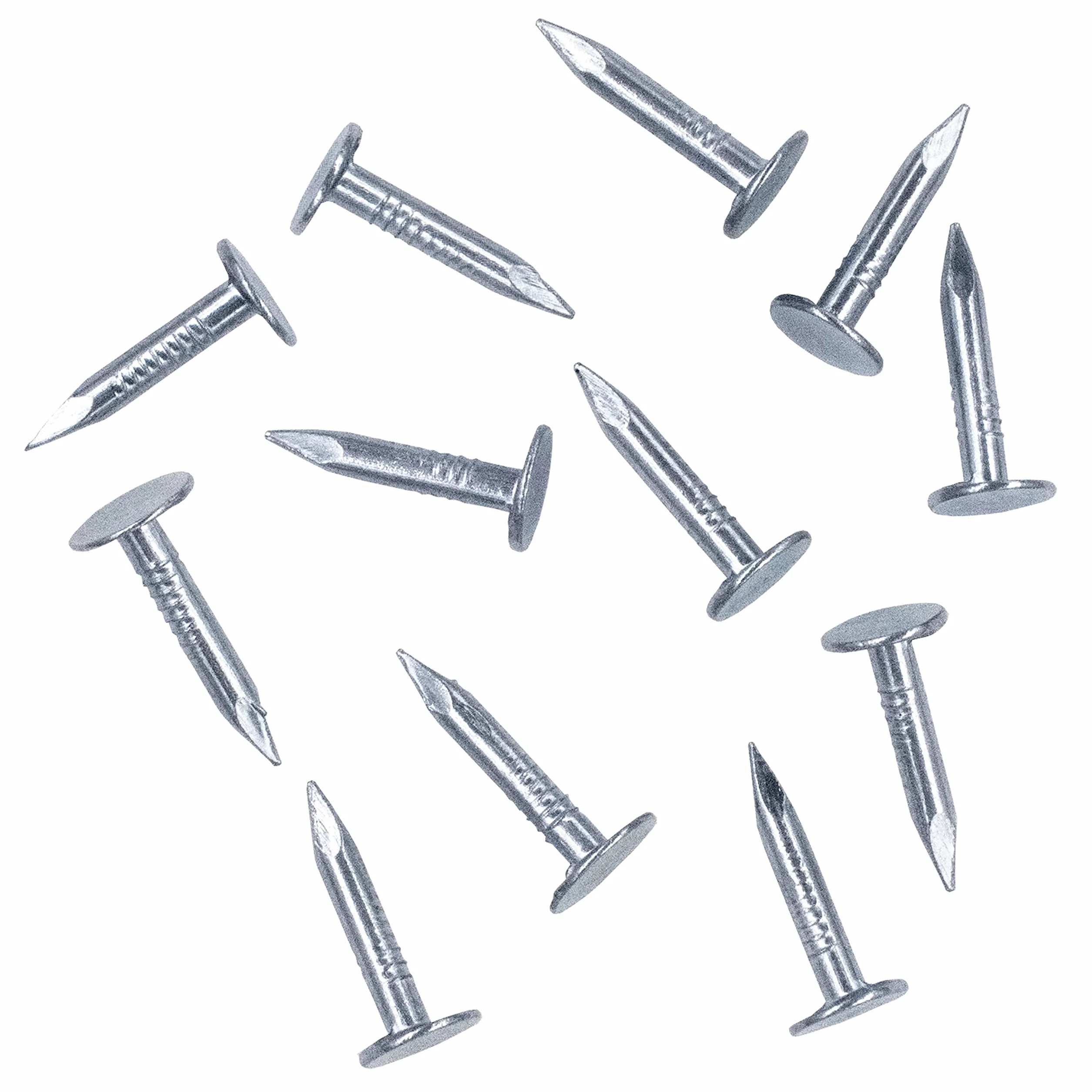 Chiodi per tetto in acciaio 3 x 20 mm zincati testa svasata 280 pezzi