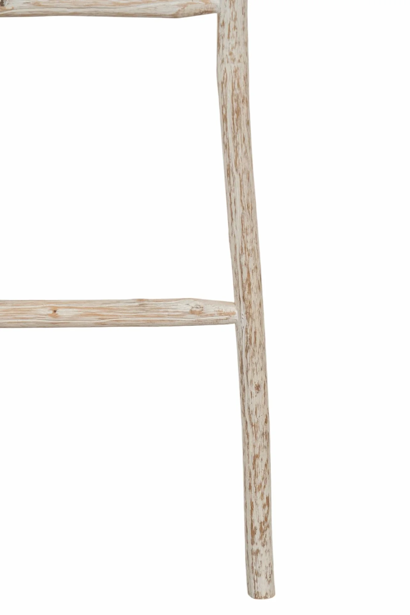 Scaletta porta asciugamani bagno 108x32x3 w drewnie i metalu - Scaletta decorativa legno