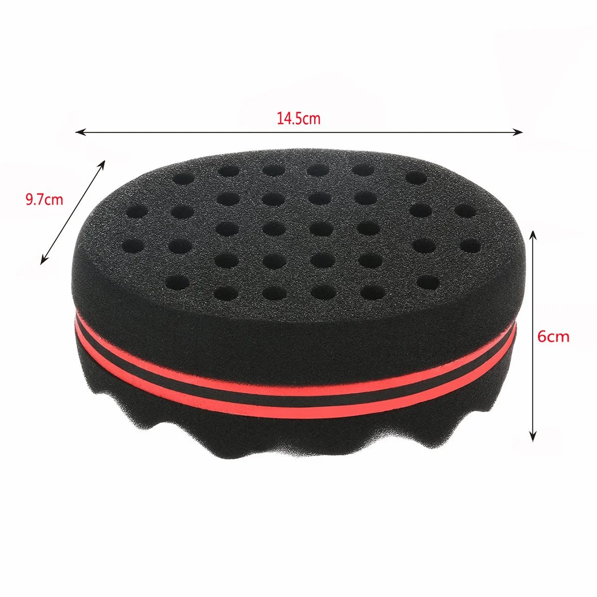 2 pezzi Spugne per Spazzola per Capelli,Spugna Afro Hair Twist Spugna di Afro dei Riccioli