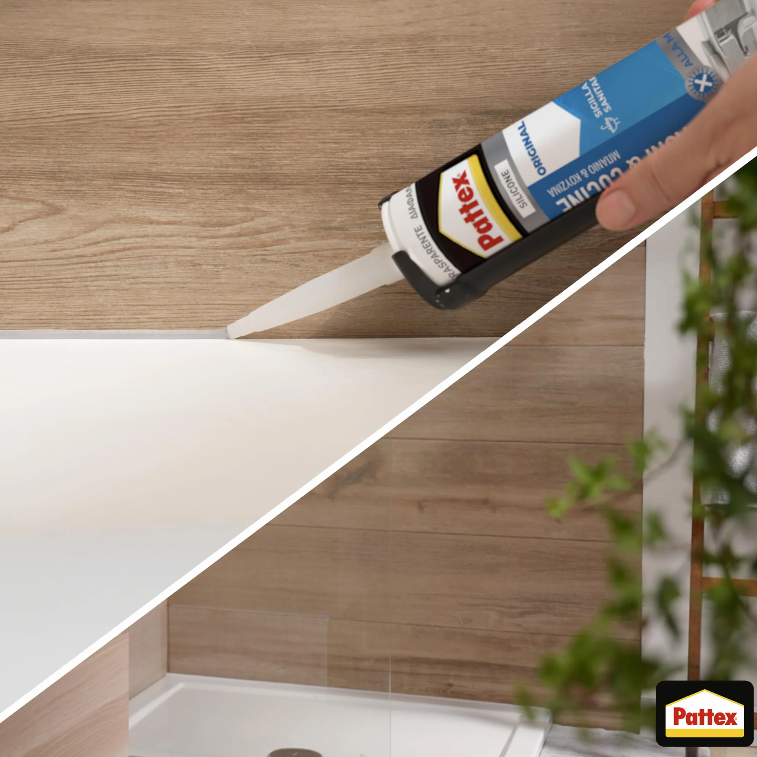 Pattex Silikonowe Uszczelniacze i Pistolety Henkel 1495055, Przezroczyste