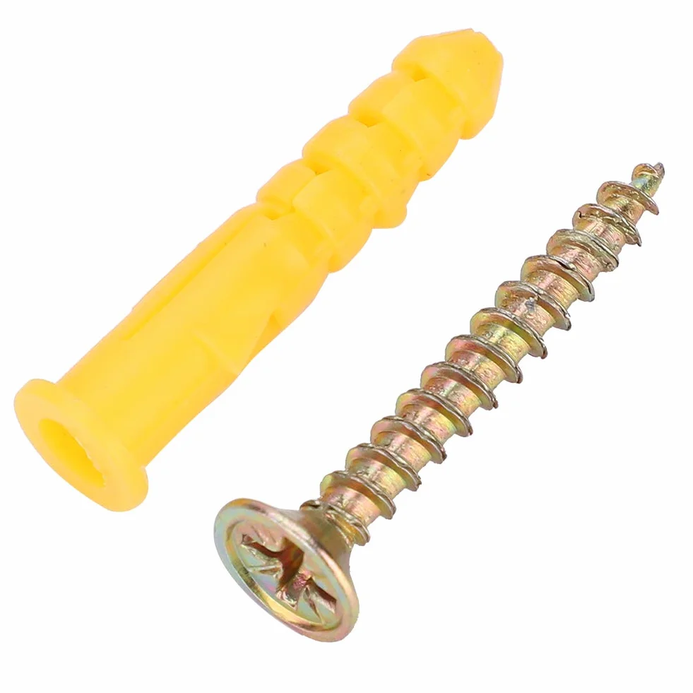 Kit Hardware Auto Tocco Spina Parete Espansione Ancora Plastica Φ6mm 50 pezzi Cemento Mattoni
