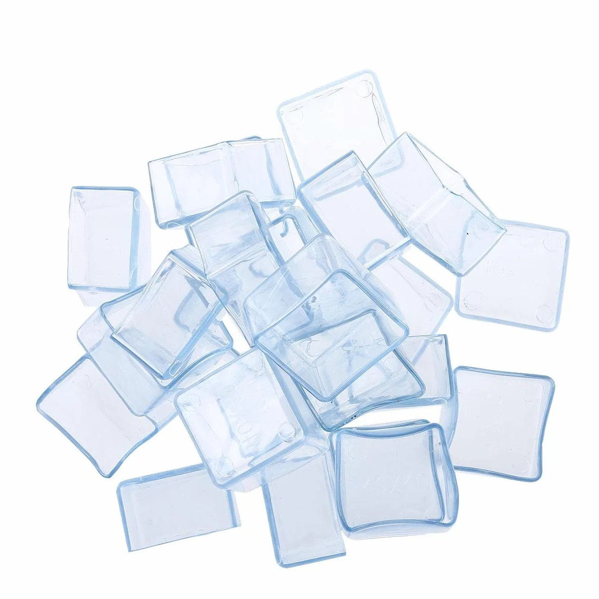 Coprigambe in silicone 20x20mm per sedie protezione pavimento legno antigraffio antirumore