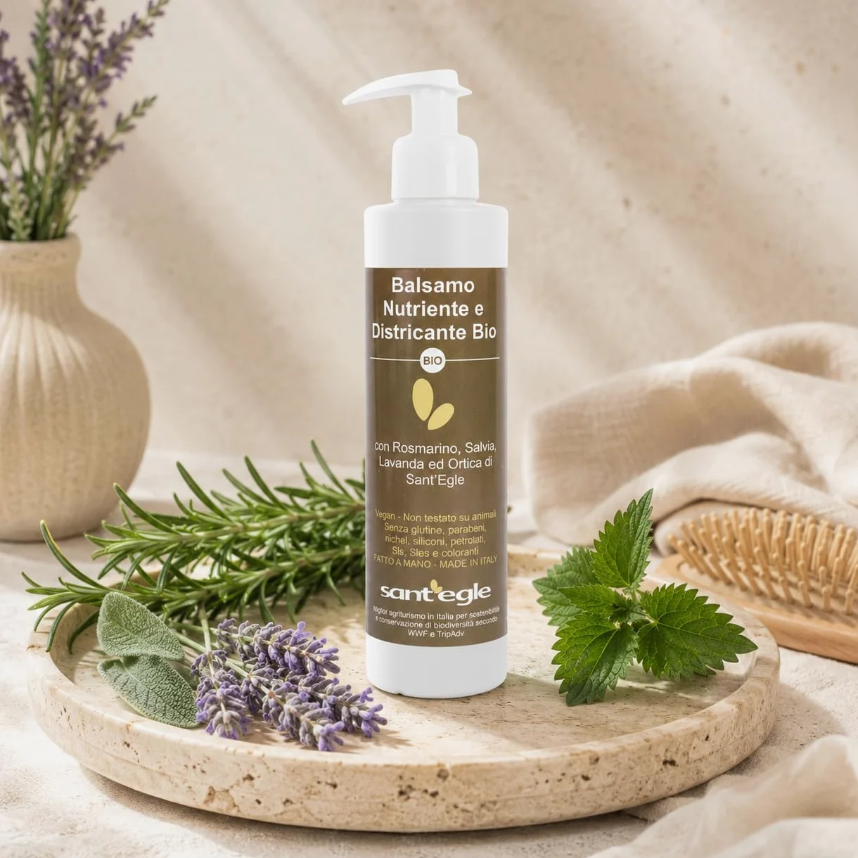 Sant'Egle Balsamo districante biologico all'ortica 200ml. (Conf. da 3) | Confezione Risparmio