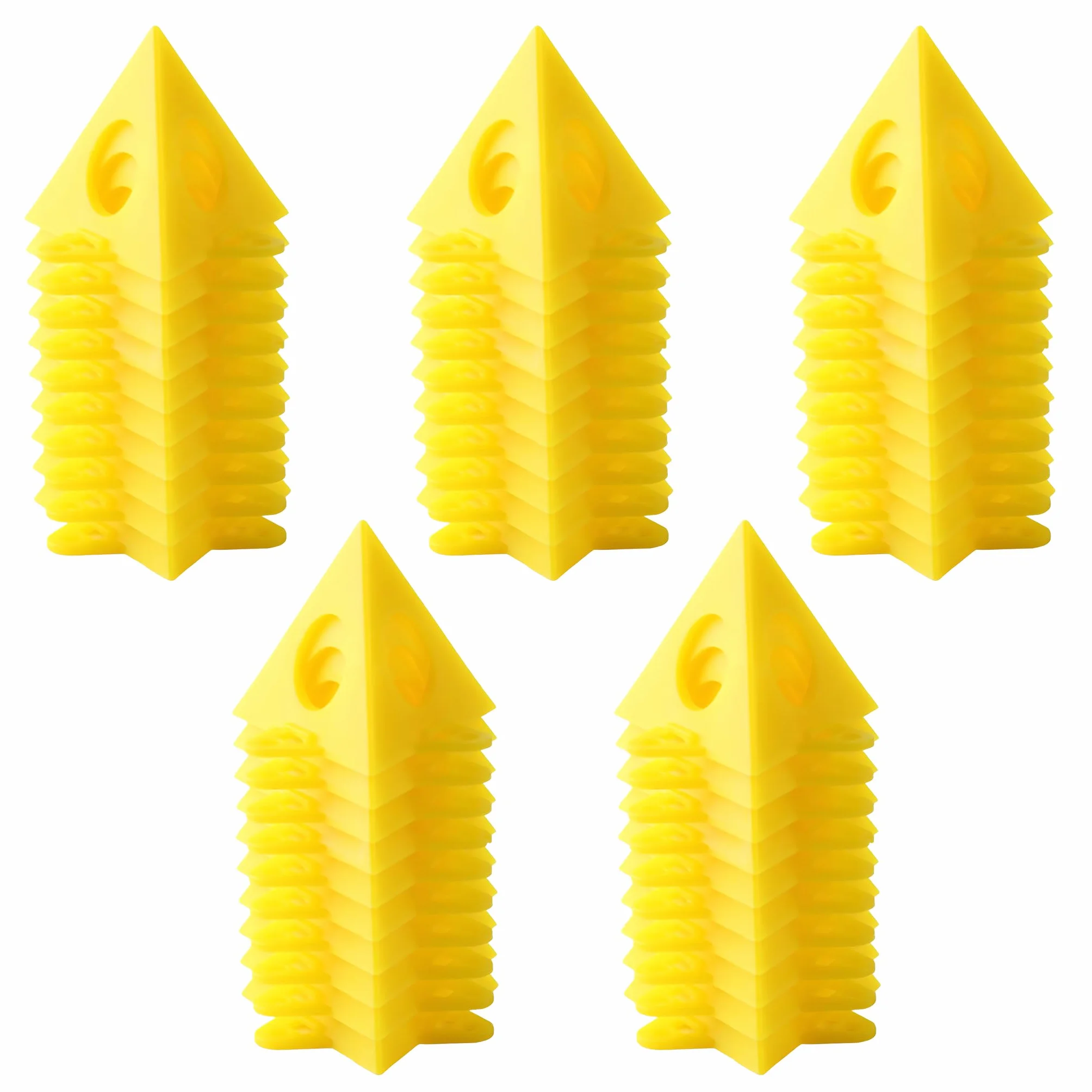 Supporti Piramide Pittura 50 Pezzi Coni Gialli Triangle Stands Alzate per Porte Armadio Tela Perforata Mobili