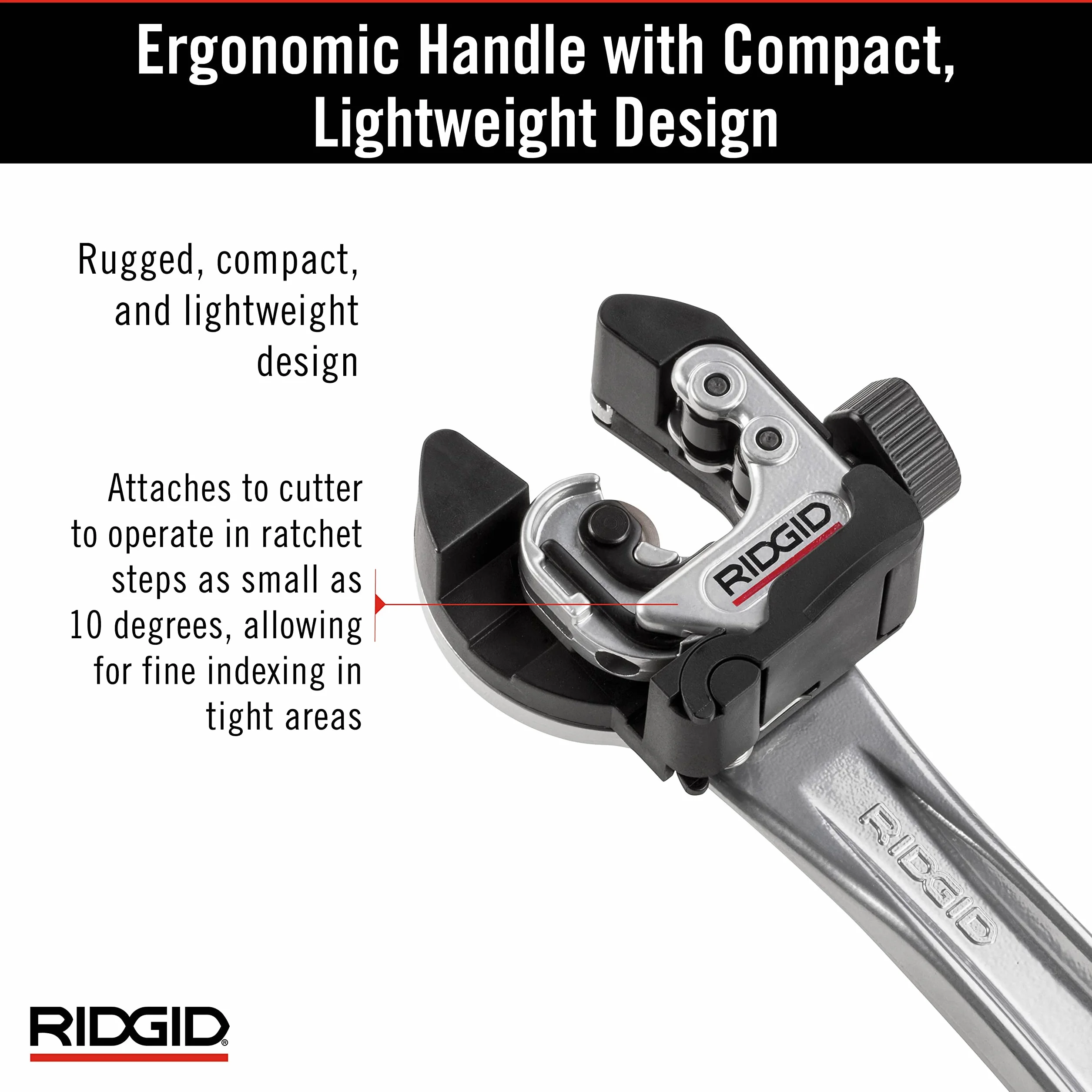 RIDGID 32573 Tagliatubi AUTOFEED 2-in-1 modello 118 6-28 mm con impugnatura a cricco