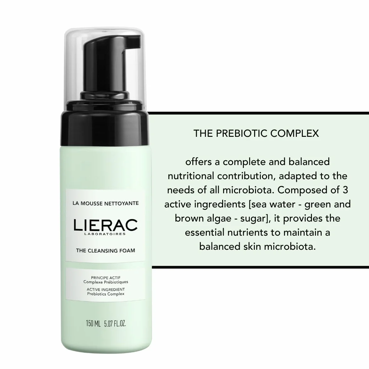 Lierac Mousse Struccante Viso Detergente, Purificante e Lenitiva, per Tutti i Tipi di Pelle, Formato da 150ml, 0.2 kilograms