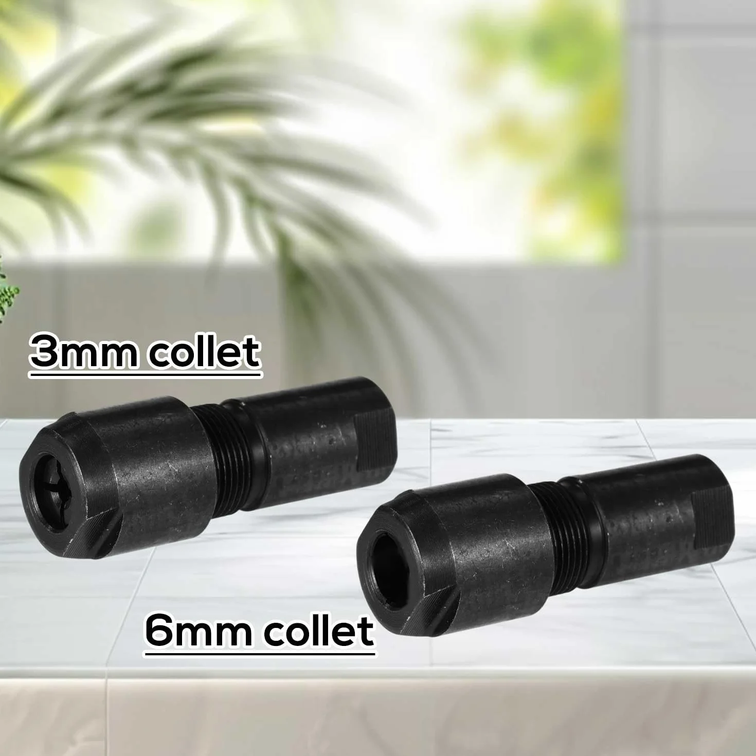 Set di Adattatori Smerigliatrice Angolare 3mm e 6mm, Kit Conversione Mandrino Dritto 5/8-11 per Rettifica Lucidatura Intaglio