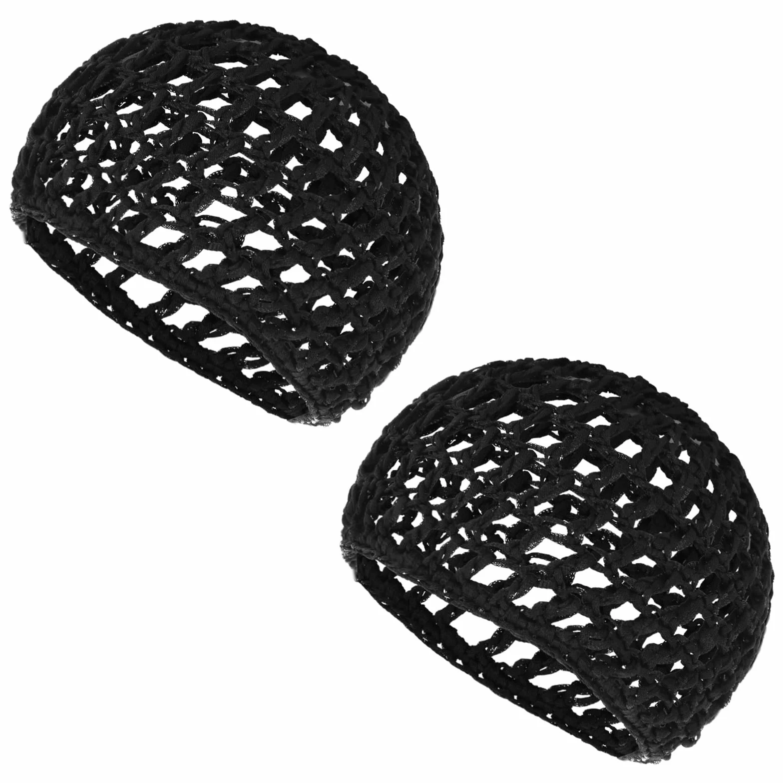 YUXIANLB Cuffia per capelli in maglia lavorata all'uncinetto, morbida rayon, traspirante, per dormire, doccia, trucco, copertura spessa, notte, casa, viaggi, accessori