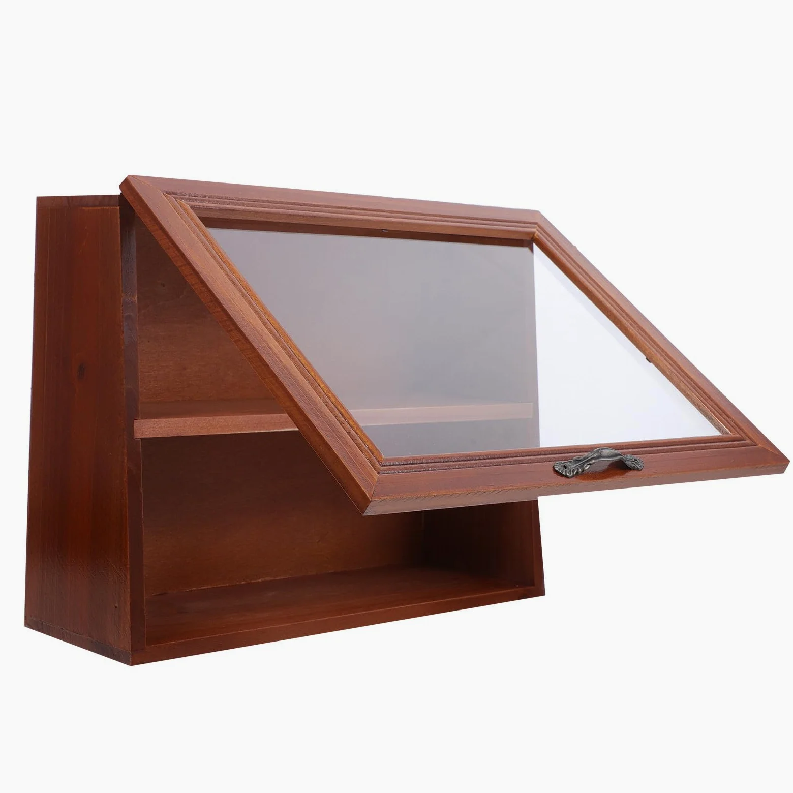 Contenitore Organizer da Tavolo per Cosmetici e Penne in Casa Semplice | Acrilico, Legno e Ferro, Antiruggine e Salvaspazio, Uso Domestico, Stile Moderno, per Bancone o Toeletta