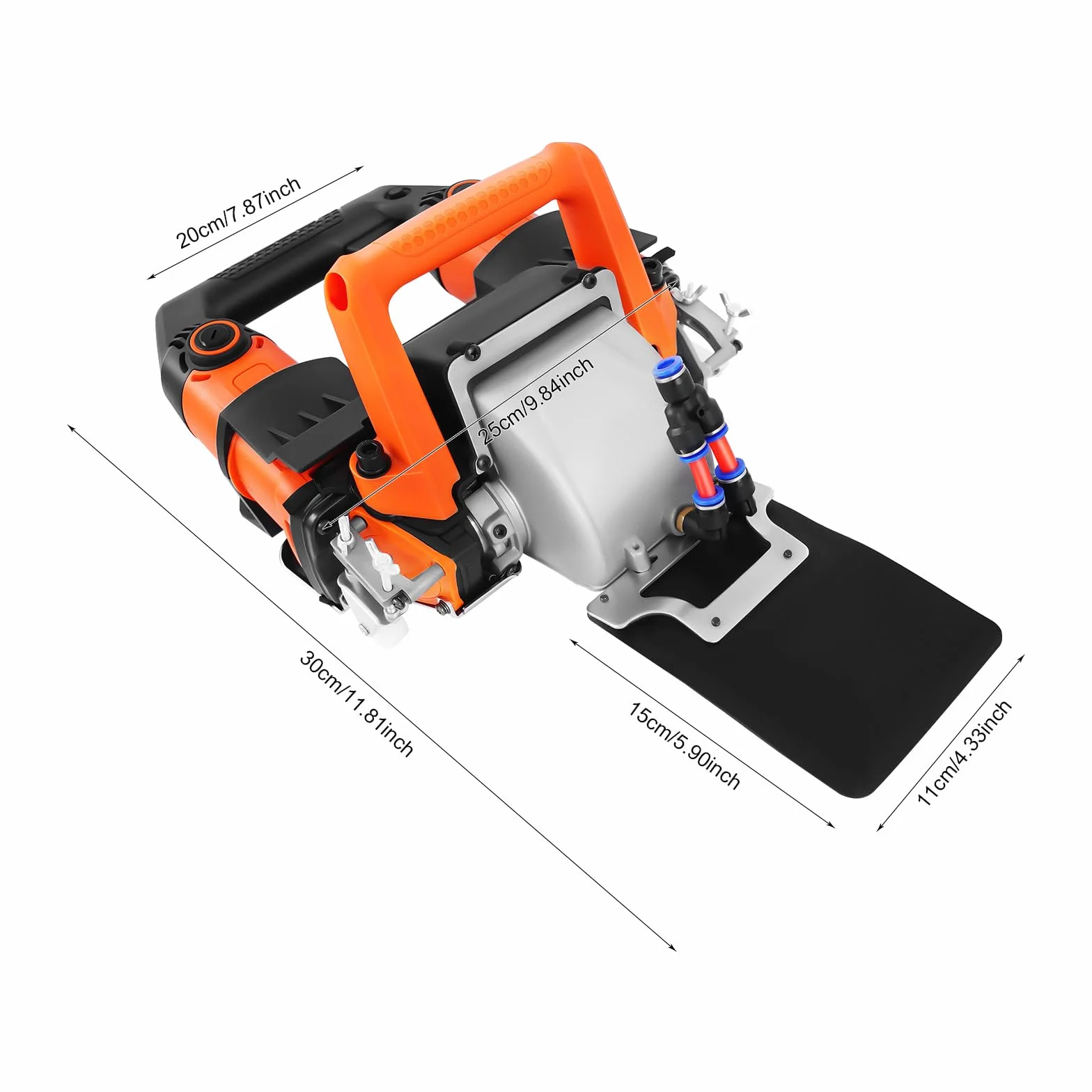 Scanalatrice da Parete 5200W 10500 giri/min Elettrica con 5 Lame per Calcestruzzo Mattone Marmo