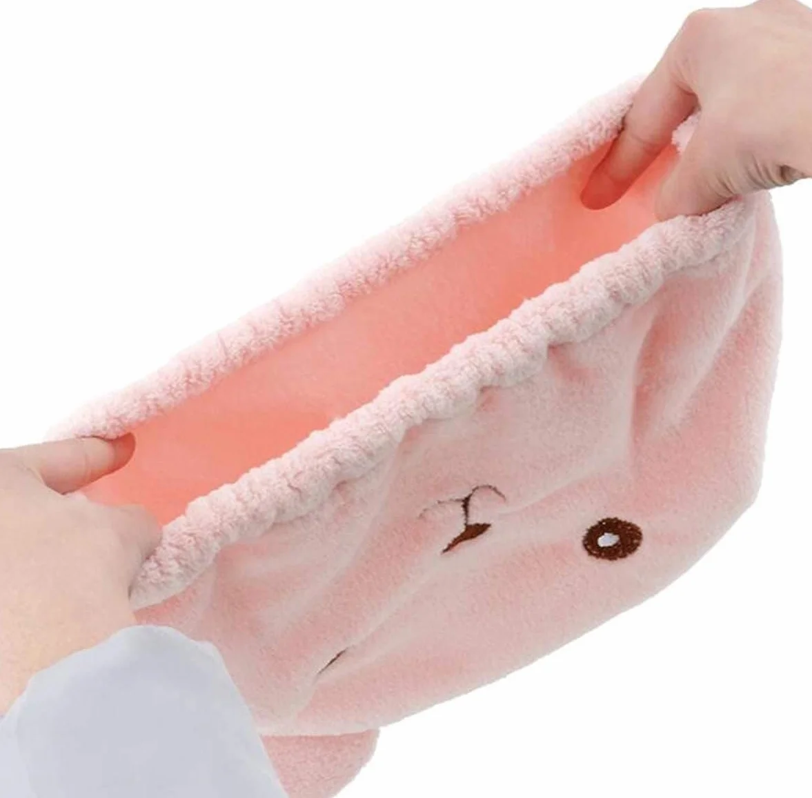 2 asciugamani in microfibra per capelli, assorbono l'acqua, capelli secchi dolci, cappello turbante, ad asciugatura rapida, per donne, adulti o bambini, ragazze