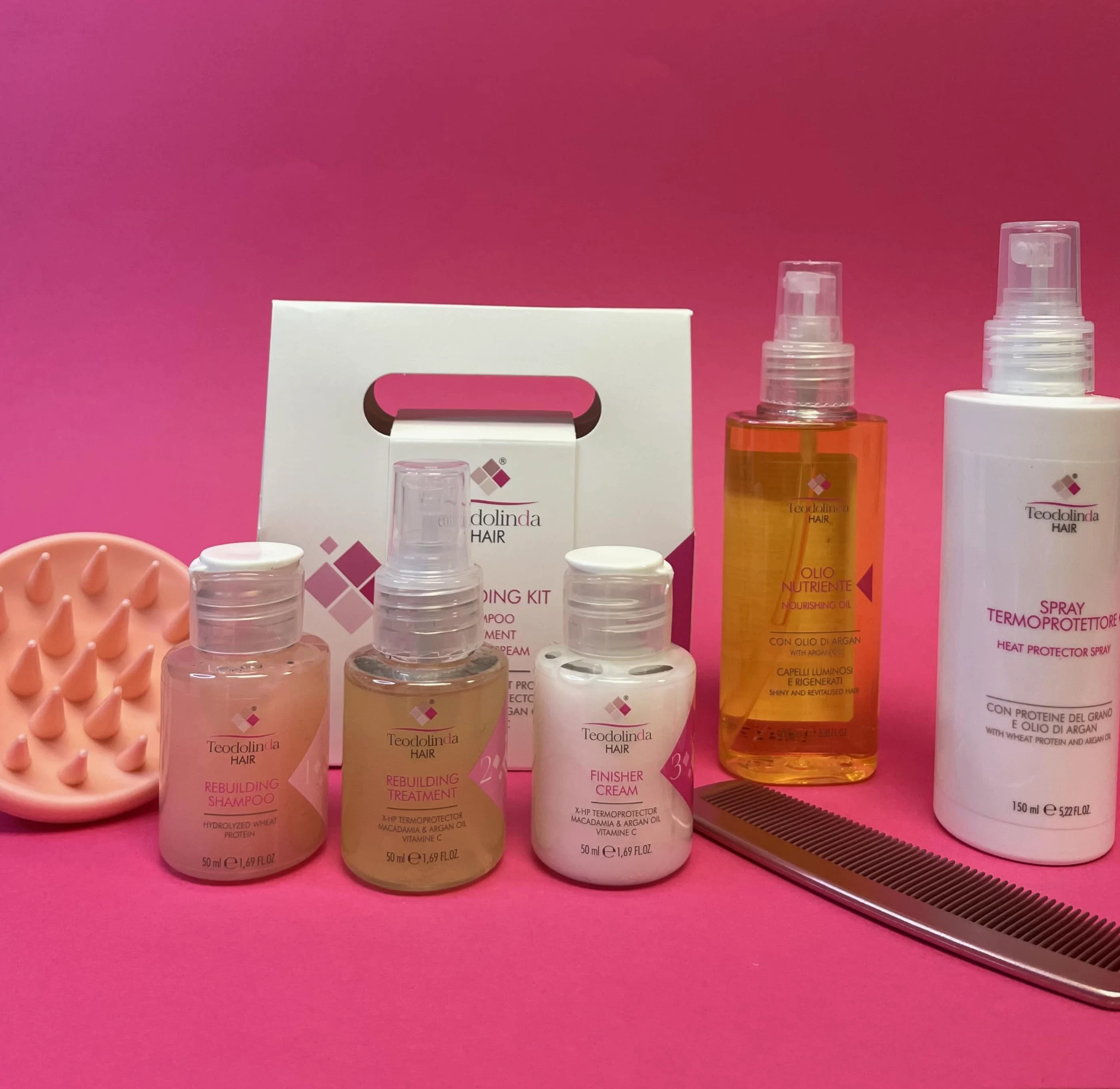 Teodolinda Hair Olio Nutriente a base di Argan