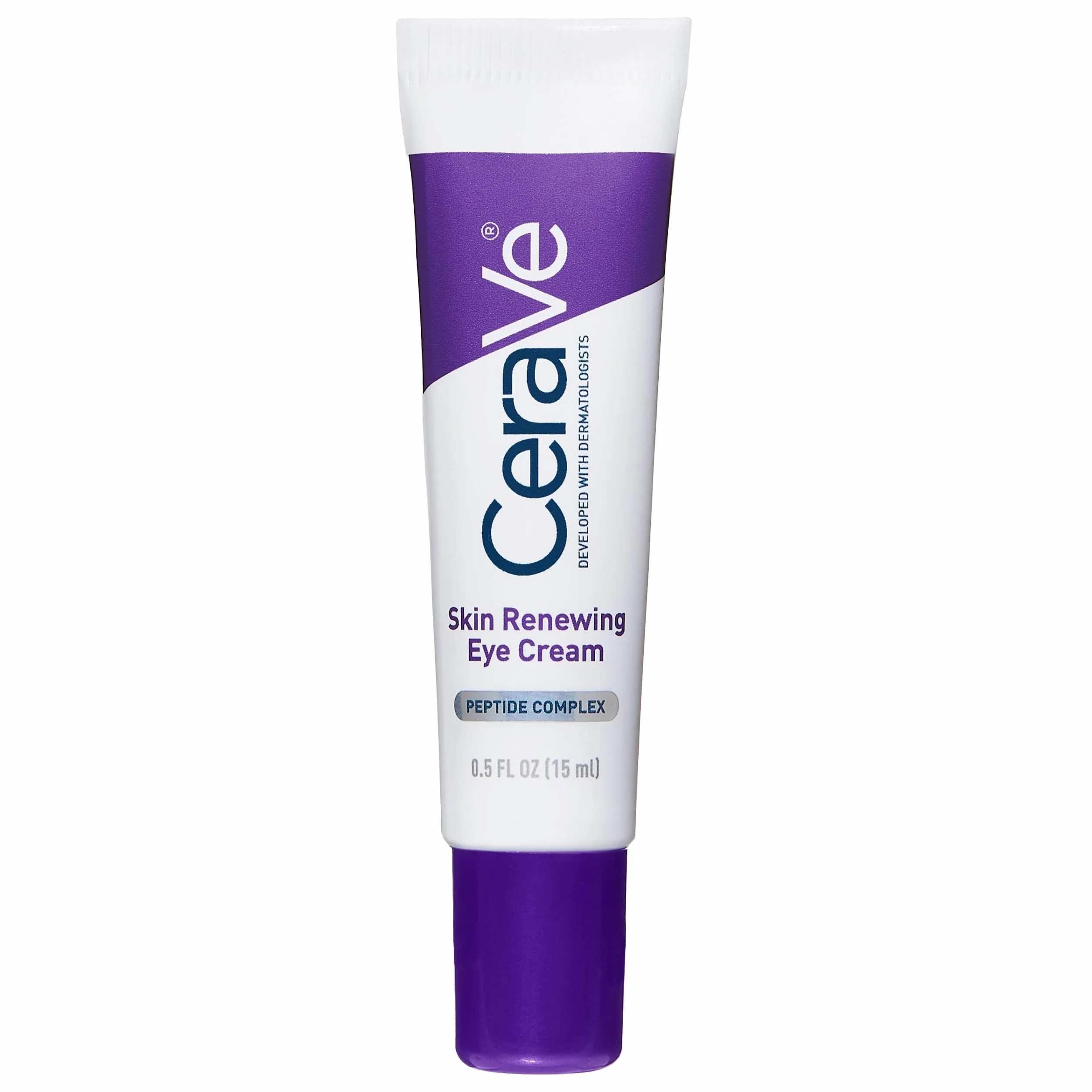 CeraVe Skin Renewing Crema Contorno Occhi, Per Pelle con i Primi Segni dell'Età, Occhiaie e Linee Sottili Ridotte, Con Complesso di Peptidi, 3 Ceramidi Essenziali e Caffeina, 15 ml