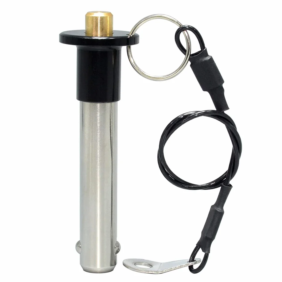 Perni autobloccanti a sfere acciaio inox M6 L40 mm - Perni di bloccaggio sicurezza sgancio rapido