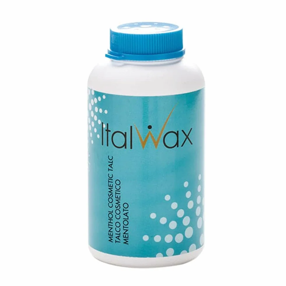 Italwax Classic Talco Cosmetico - 150g – Aroma mentolo - Prepara la pelle per la depilazione - Per tutti i tipi di pelle