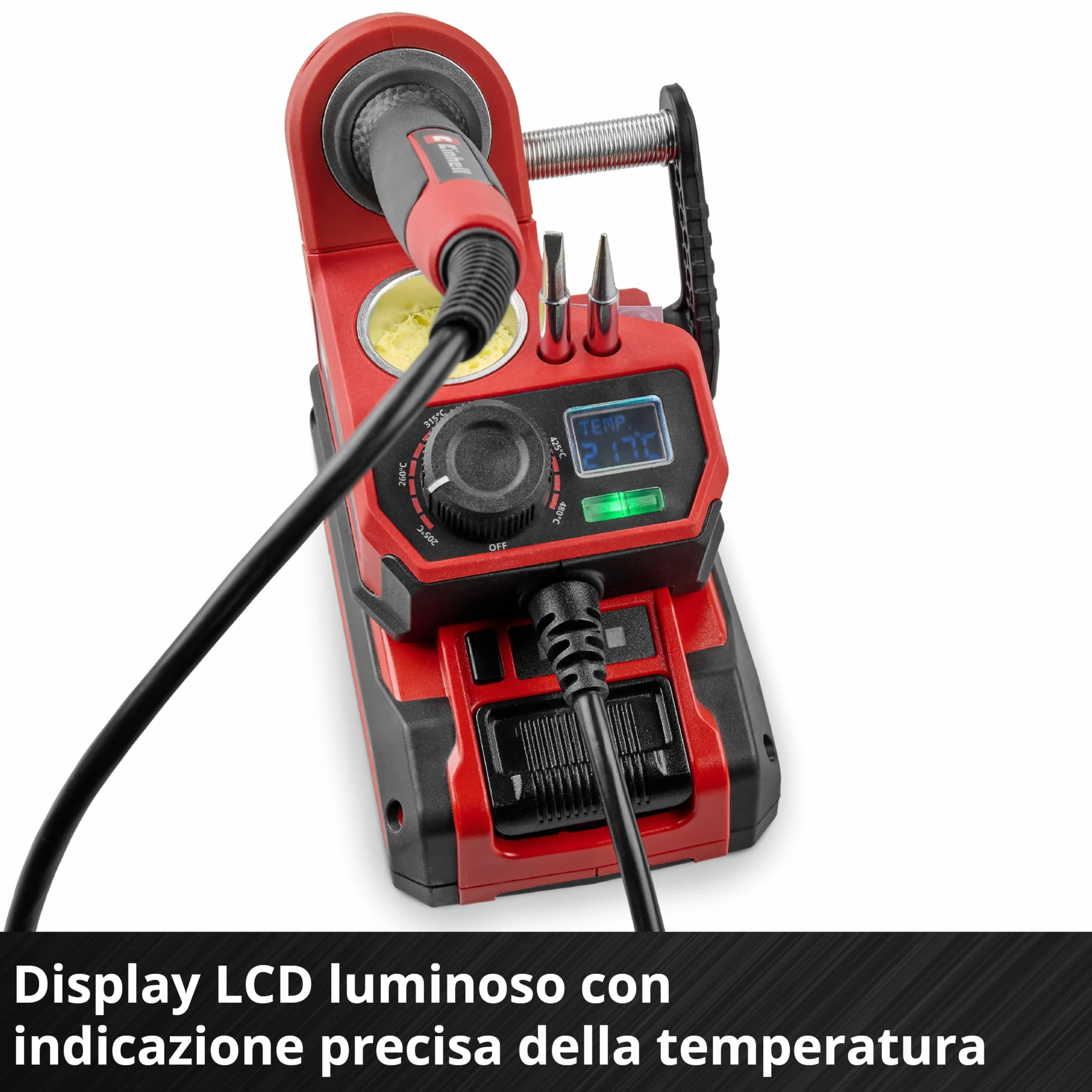 Einhell TE-SI 18/480 Li E Saldatore a batteria 18 V 200-480 °C LCD Power X-Change
