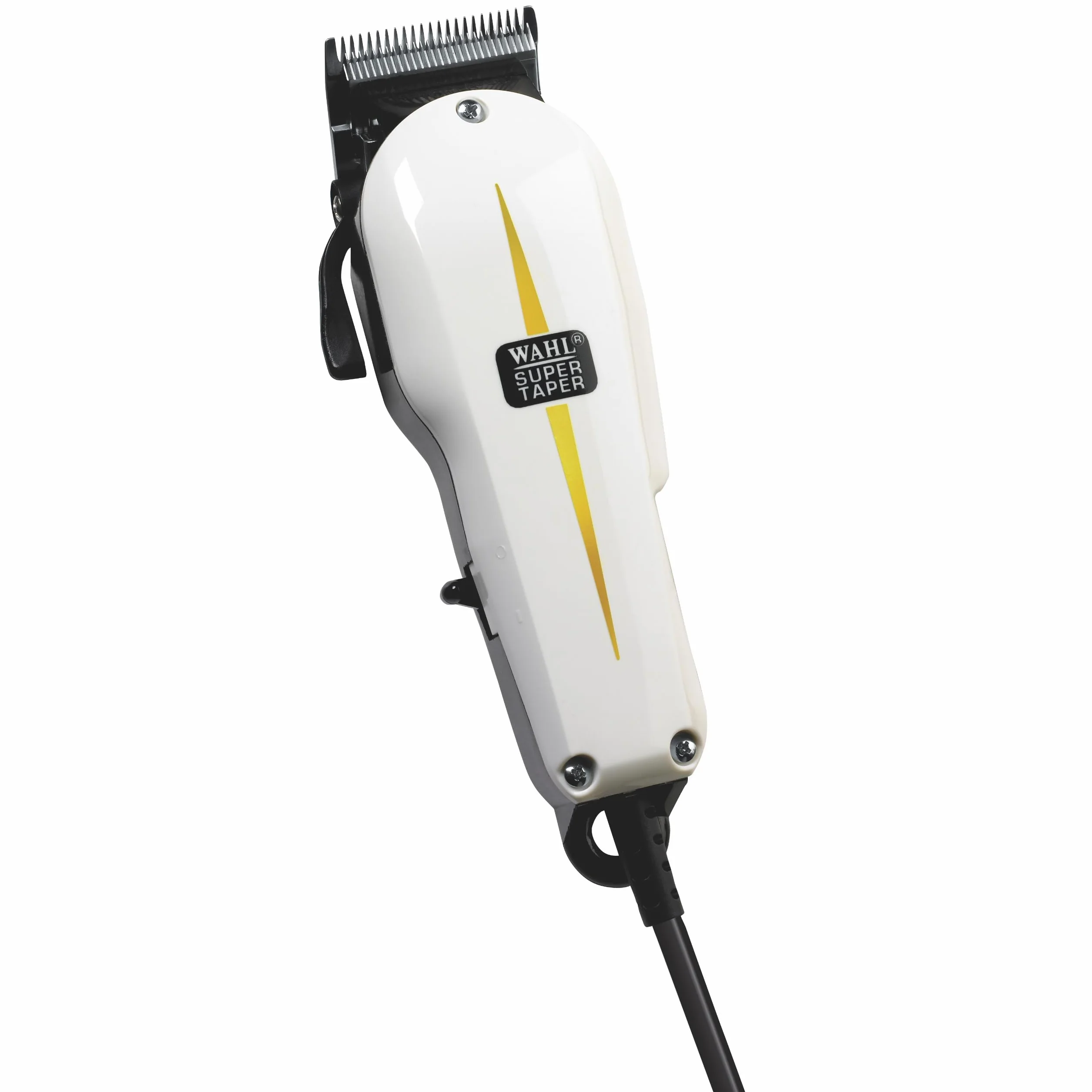 Wahl Super Taper - Tagliacapelli professionale con cavo di alimentazione - Per tagliare grandi quantità di capelli e sfumatura, nero/bianco