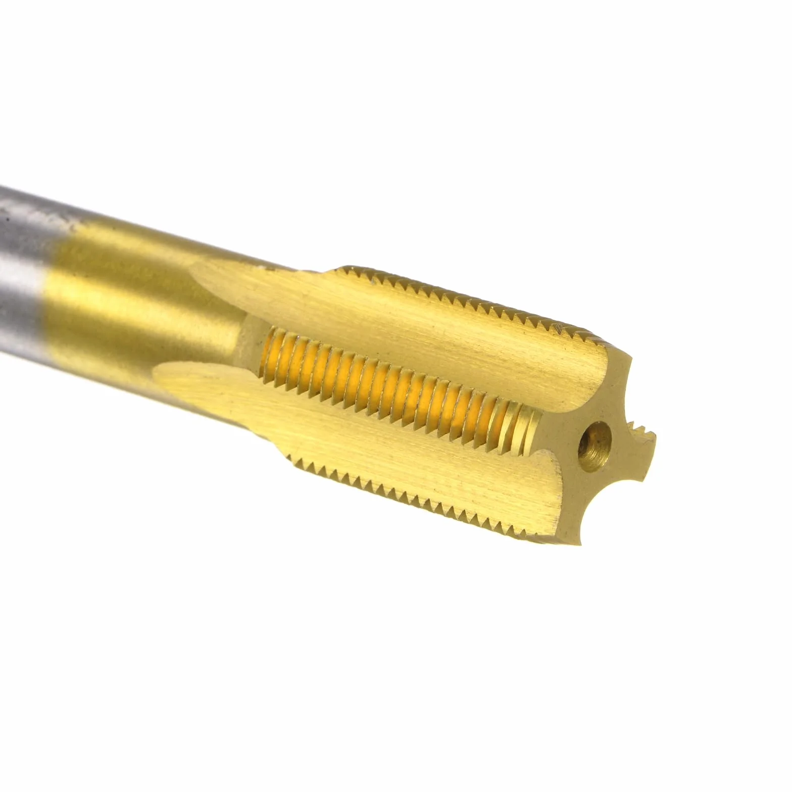 QUARKZMAN Maschio per Fresatura M14 x 1 H2 Rivestimento Titanio Acciaio ad Alta Velocità 4 Scanalature