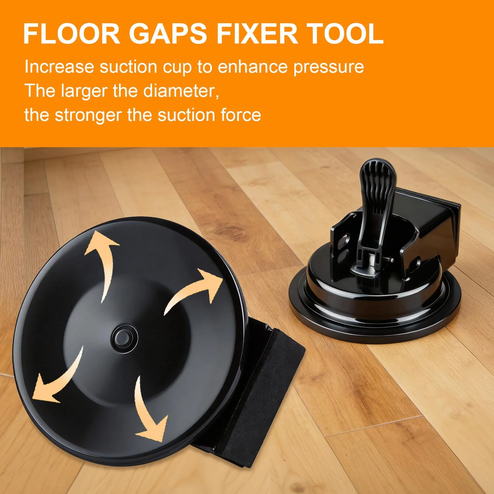 Aspirapolvere per Laminato con Ventosa, Ripara Giunti Piastrelle in Legno, Utensile per Vinile e Pavimenti