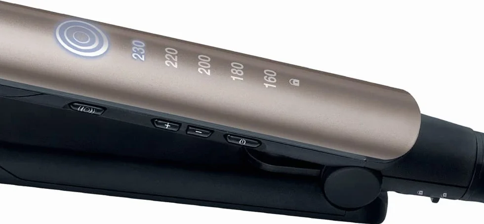 Remington Piastra capelli lisci e mossi, Protezione Keratin, Sensore di calore per proteggere il capello, Ceramica Ultra S8593