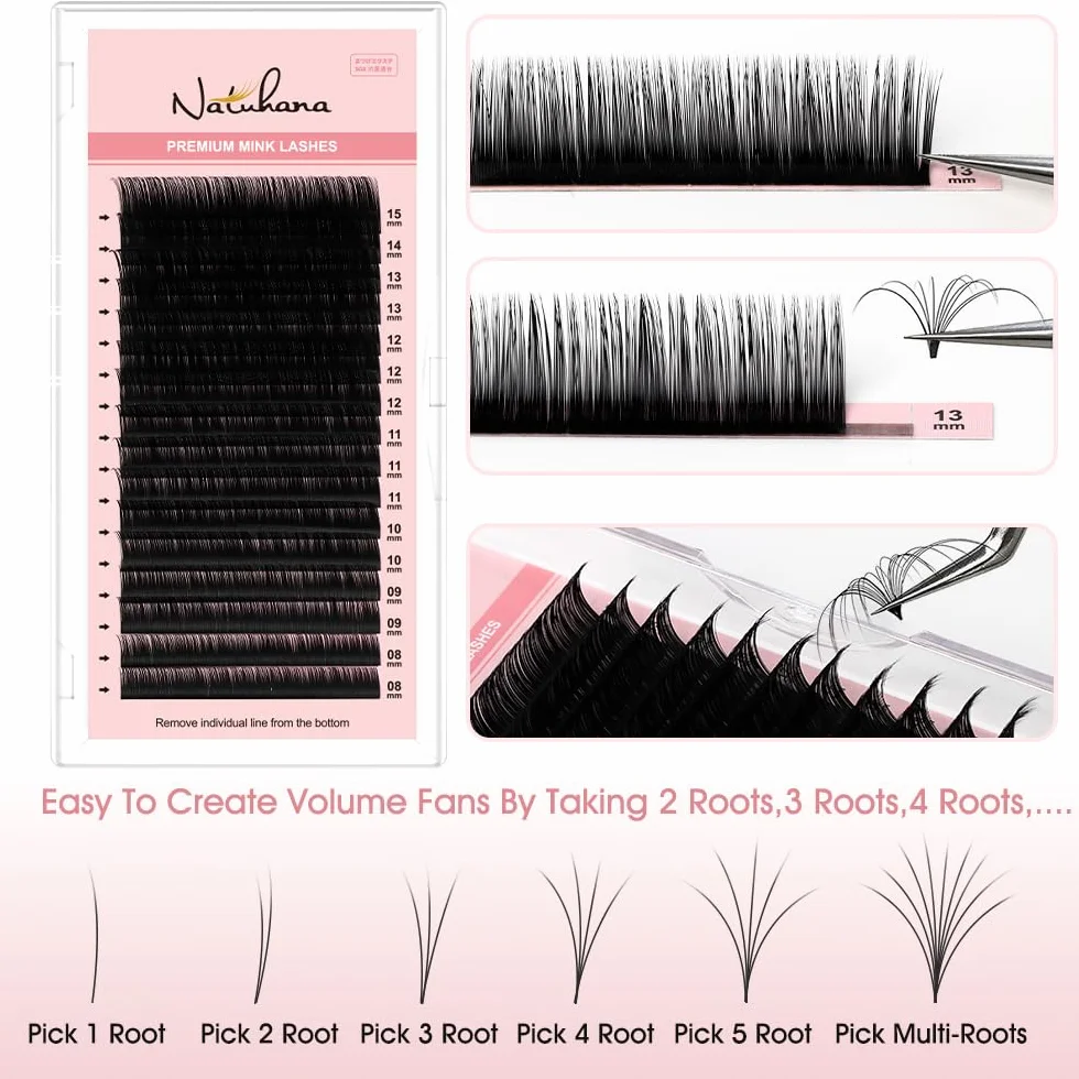 Extension Ciglia Classico Singole One to One Lashes 0.03-0.20mm B C CC D J Curl 8-15mm Naturali Individuale Finte Ciglia Volume Russo Professionale Eyelash Extensions
