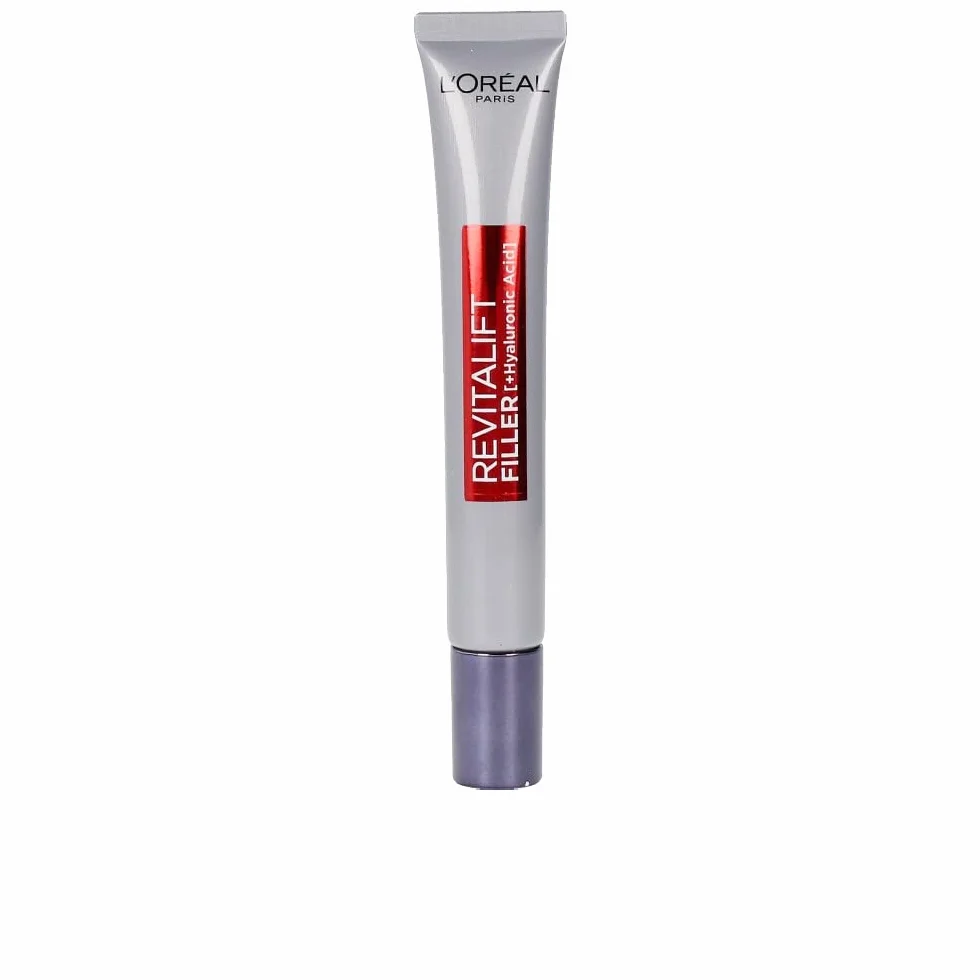 L'Oréal Paris Revitalift Filler Contorno de Ojos Revitalizante, Con Ácido Hialurónico Puro, 15 ml