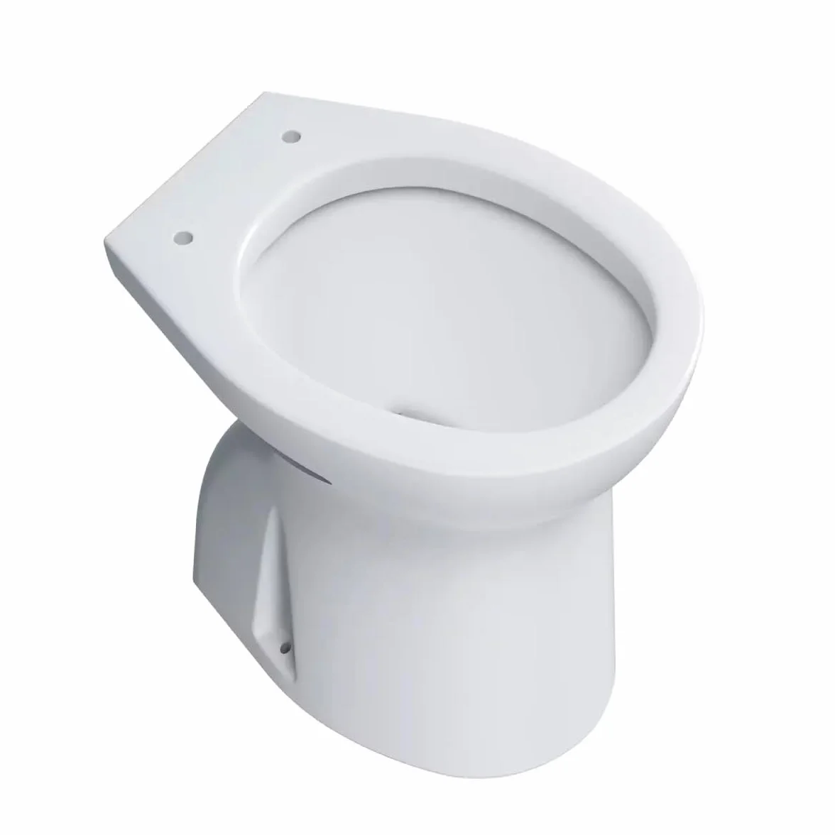 Vaso wc a terra in ceramica bianca serie orchidea scarico a pavimento
