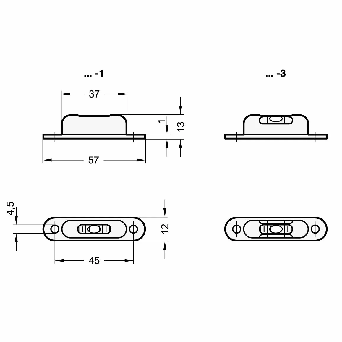 Ganter libbia longitudinale GN 2282 145 mm