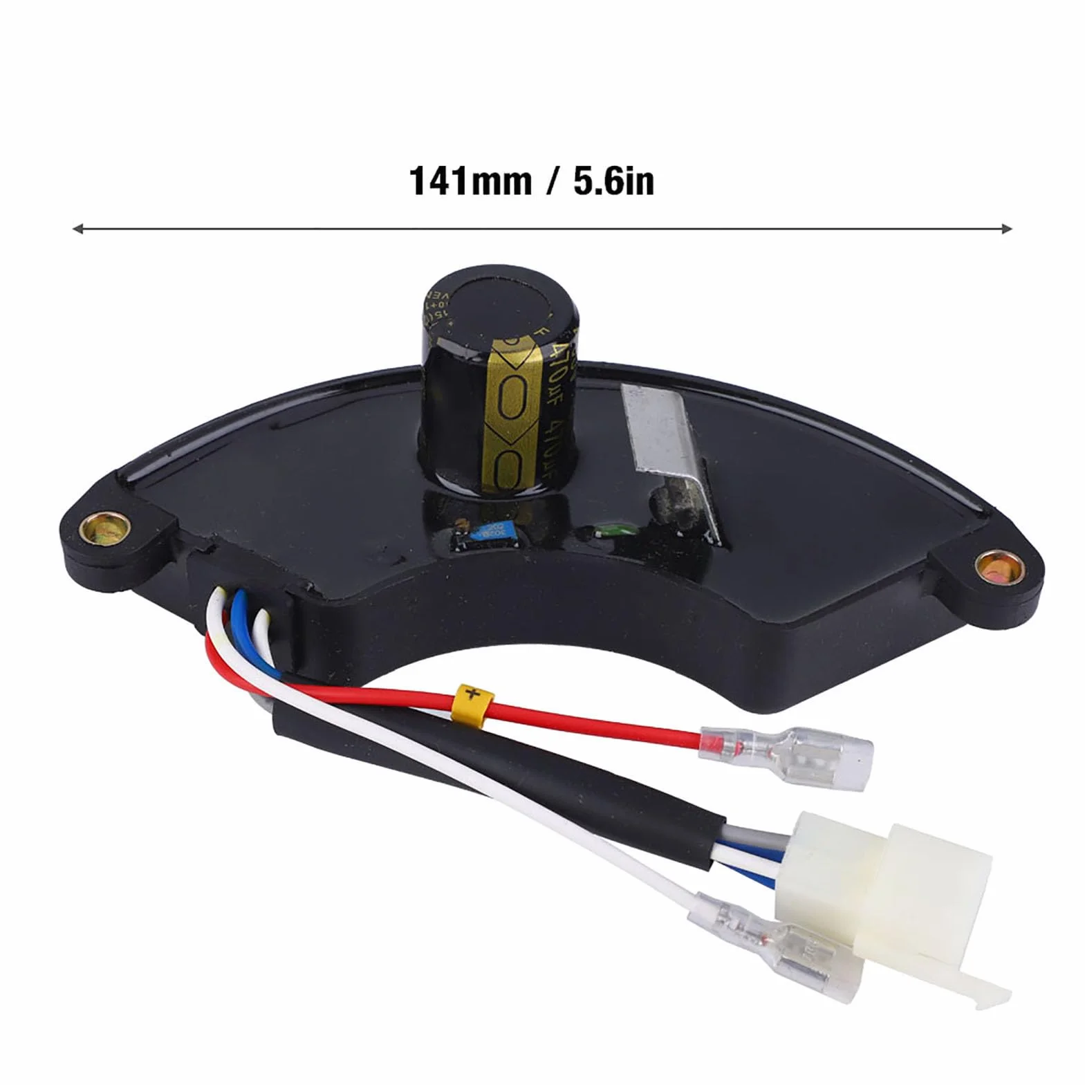 Regolatore Tensione AVR 400V 470uF 5000W per Generatore Benzina 168F Nero