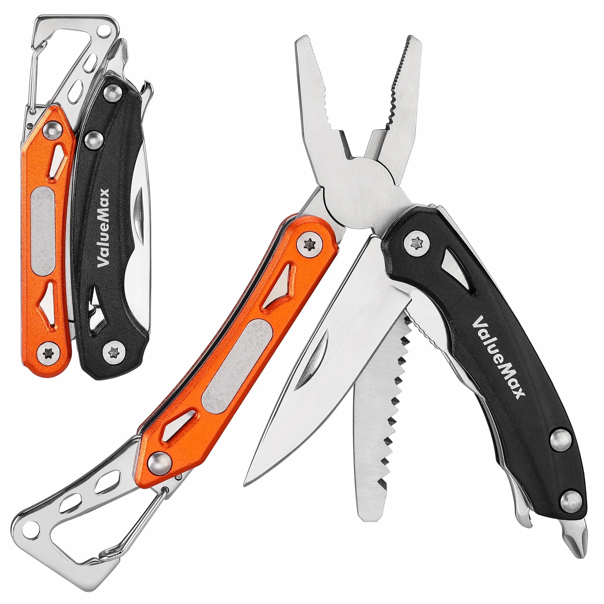 ValueMax Pinza Multifunzione 9 in 1, Strumento Multiuso per Campeggio e Riparazione