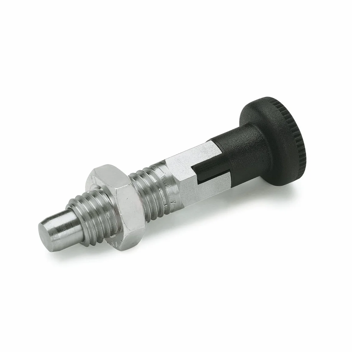 Ganter GN 717 perno diametro 4 mm acciaio zincato 2 pezzi argento