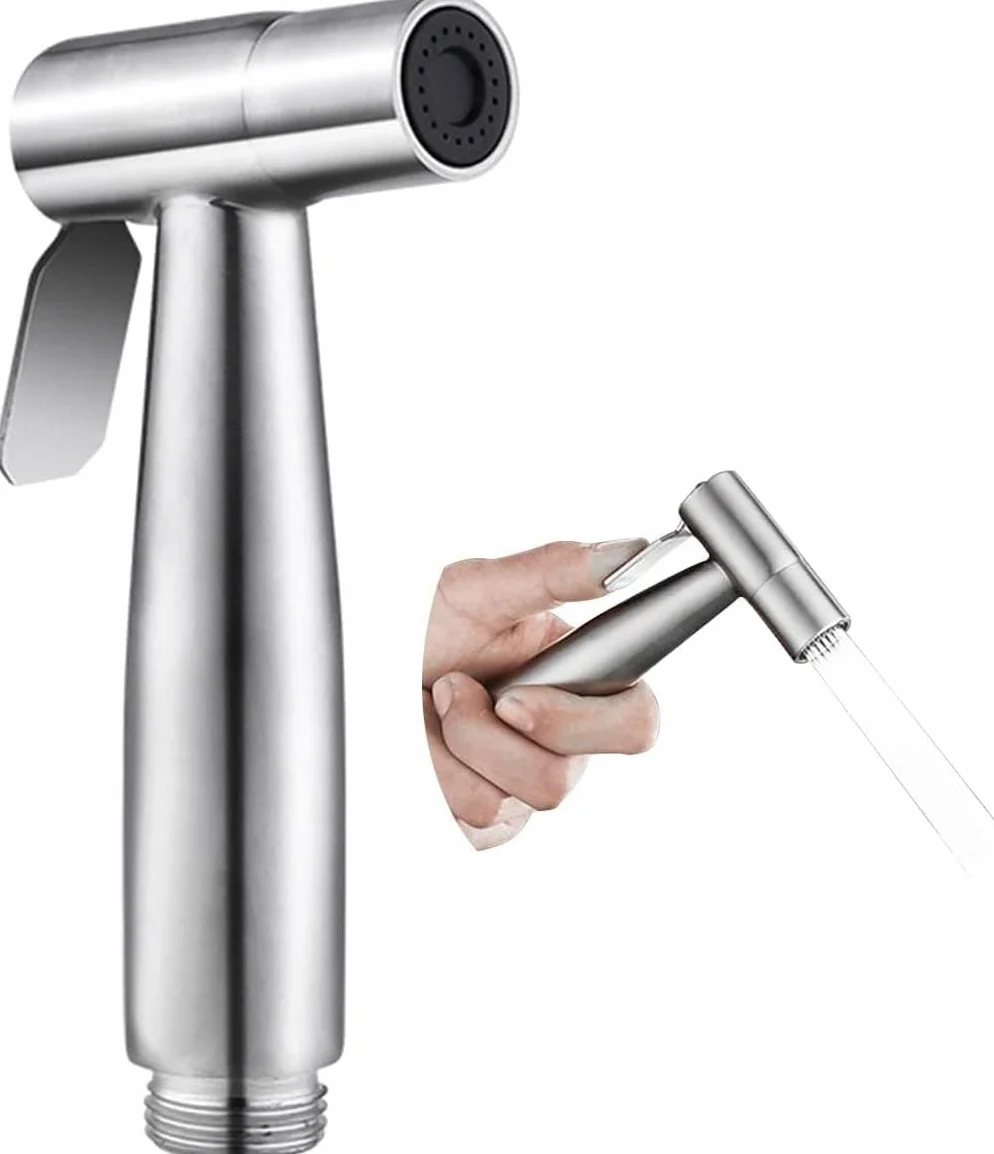 Soffione doccia bidet a mano Acciaio inossidabile WC spruzzatore ugello