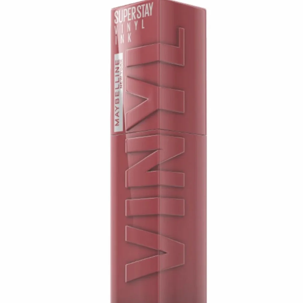 Maybelline New York Tinta Labbra a Lunga Tenuta Superstay Vinyl Ink, Per un Effetto Vinilico fino a 16H, Finish Luminoso e Senza Sbavature, Formula Vegana, Tonalità: 40 WITTY