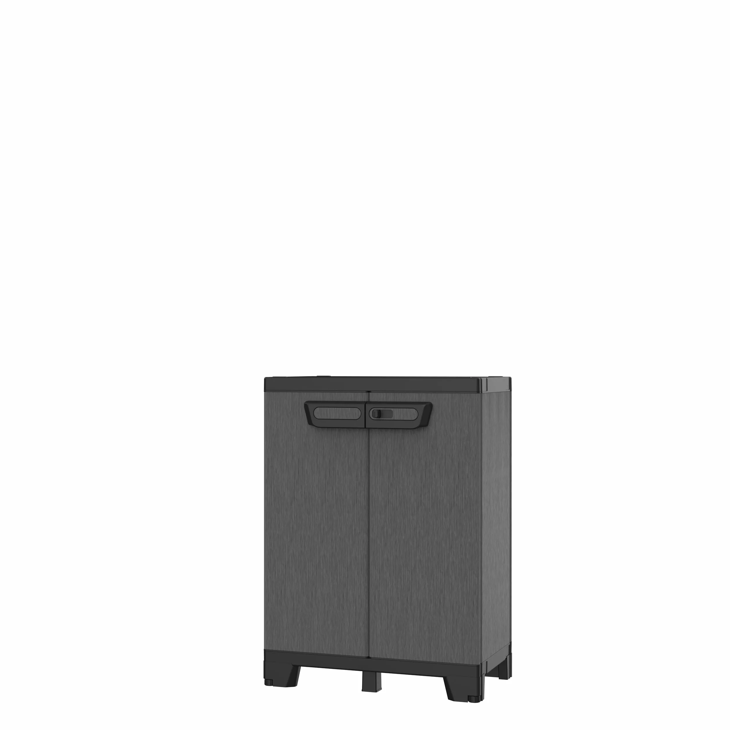 Armadietto a 2 Ante Ardesia 680 Effetto Pietra 68x39x93,5 cm da Esterno e Interno Coperto