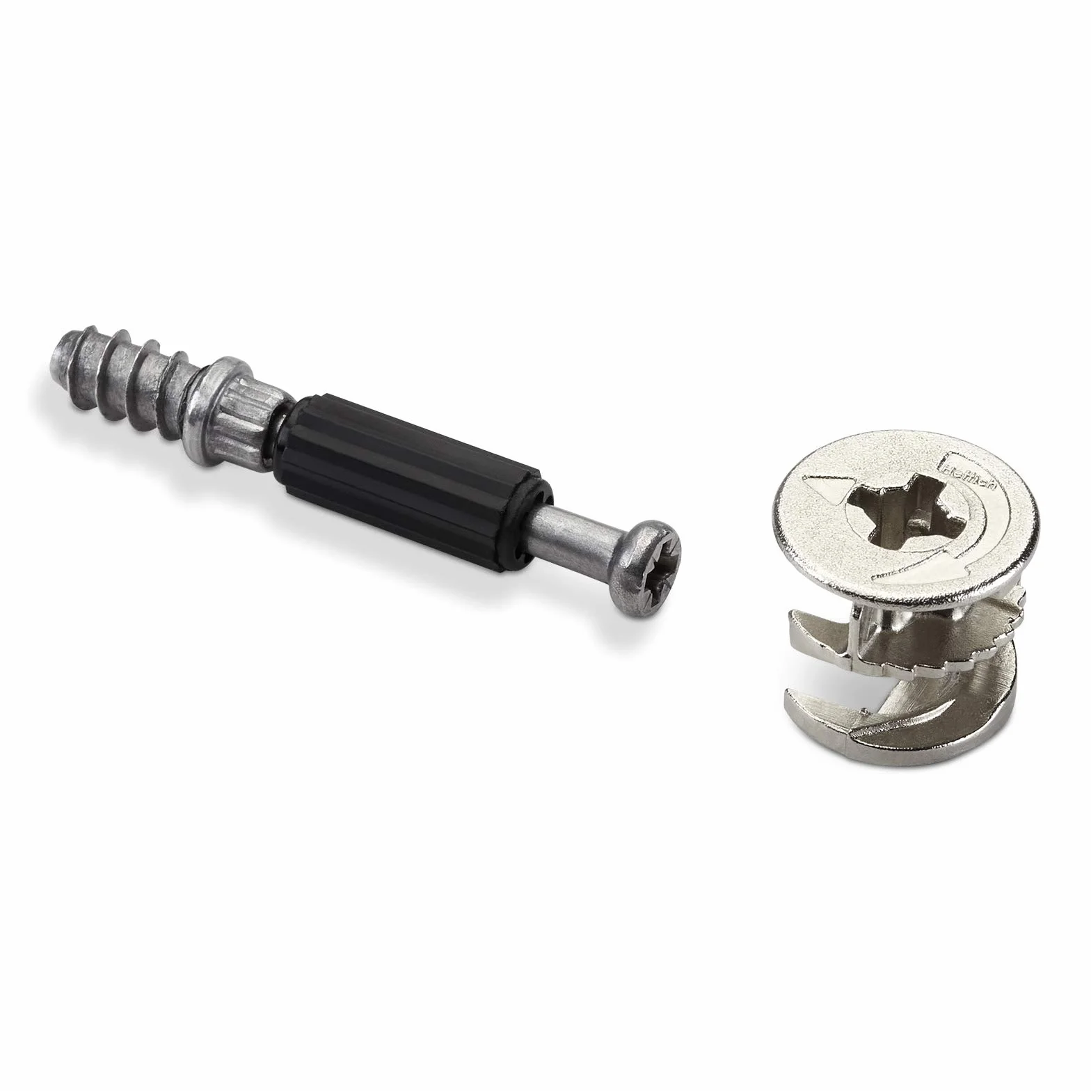 HETTICH RASTEX 15 connettori per carcassa eccentrici con collare Ø 15 mm e tassello Twister DU 232 T M6 x 11 mm