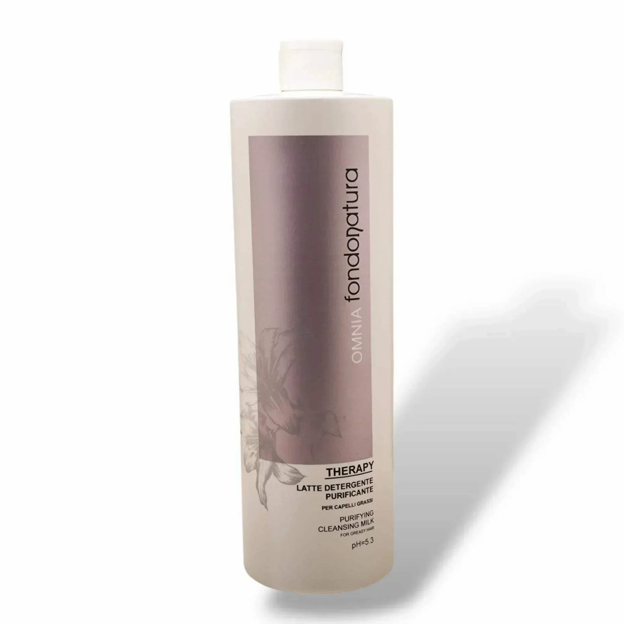 Fondonatura Omnia Shampoo Latte Purificante per Capelli Grassi 1000 ml