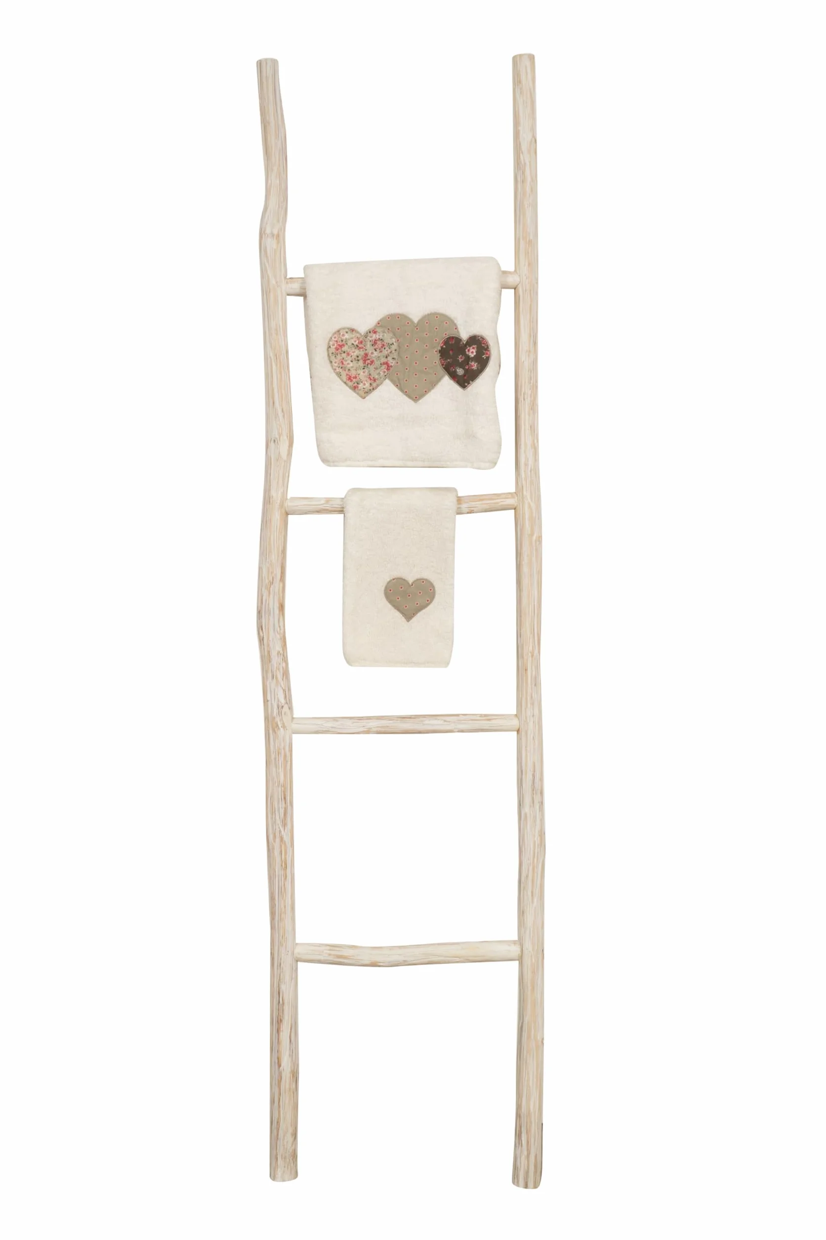 Scaletta porta asciugamani bagno 148x36x3 Legno Scala Decorativa parete