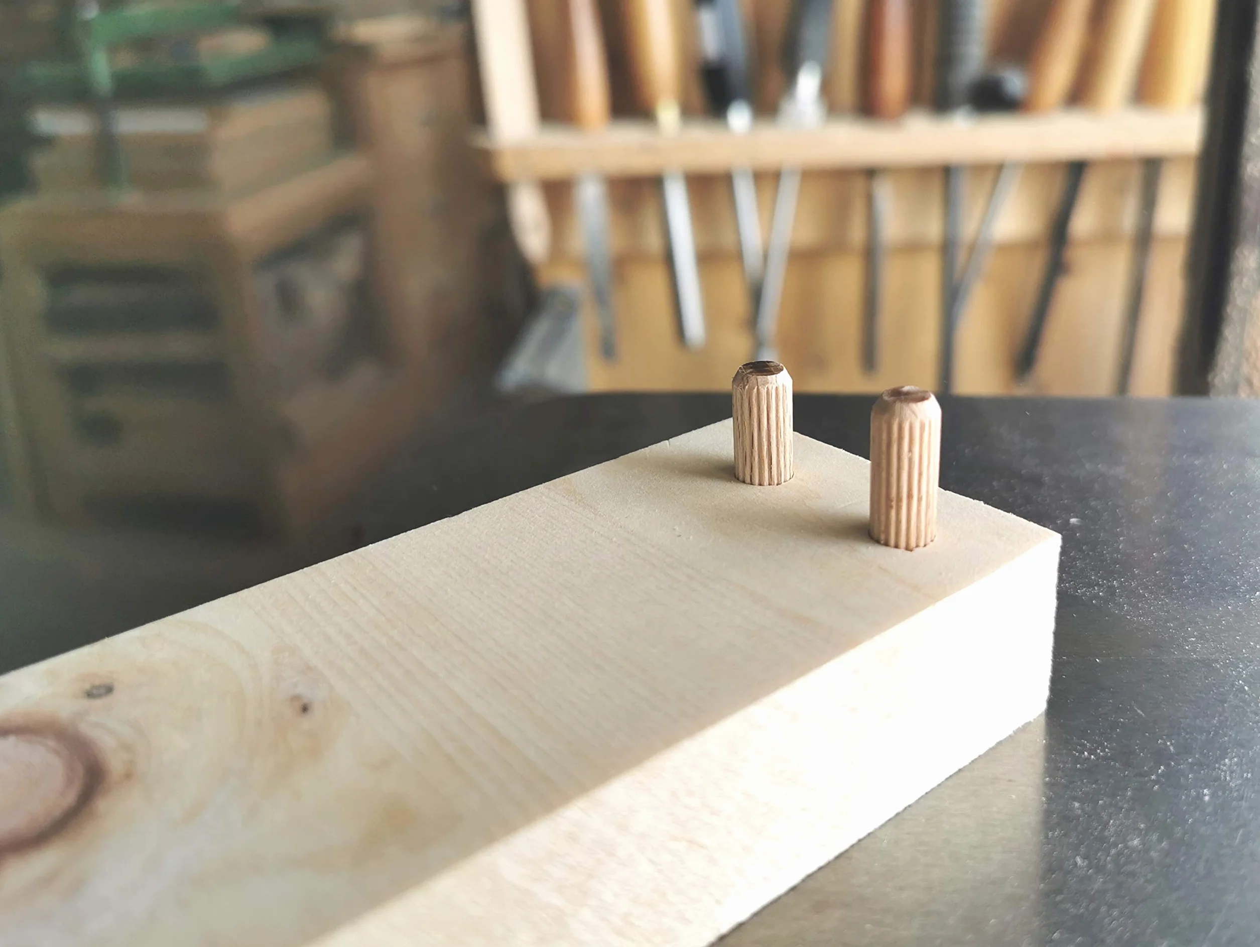 Tasselli in faggio JOWE 10x60mm, 100 pz.
