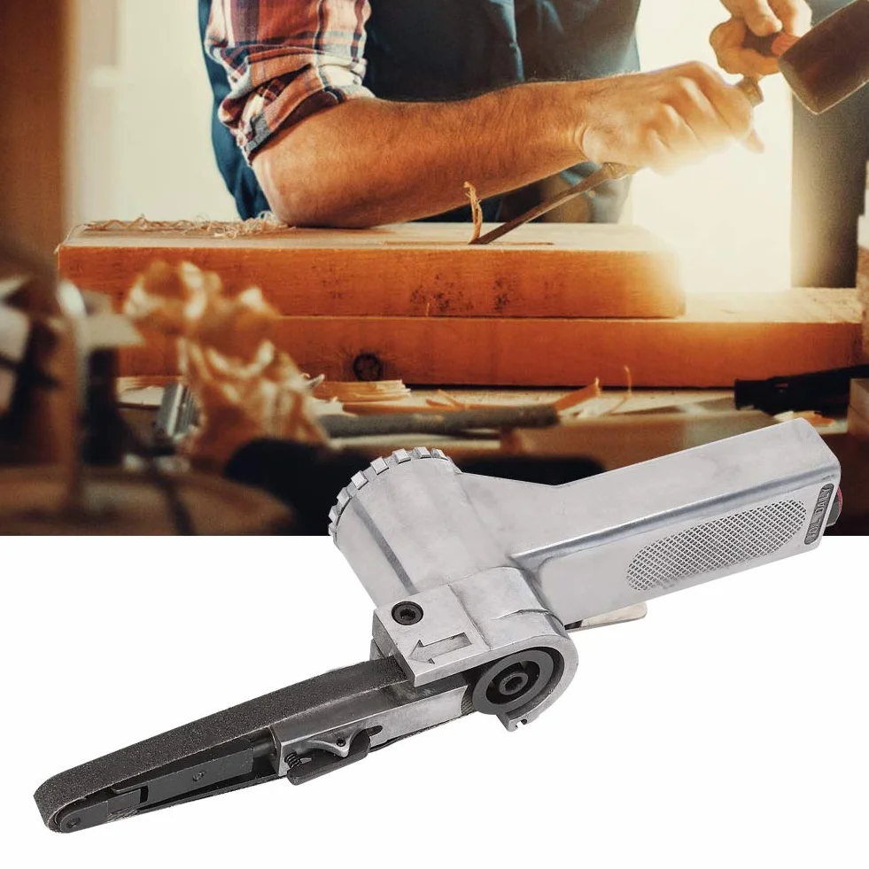 Levigatrice a nastro pneumatica portatile 10 x 330 mm lima elettrica cablata