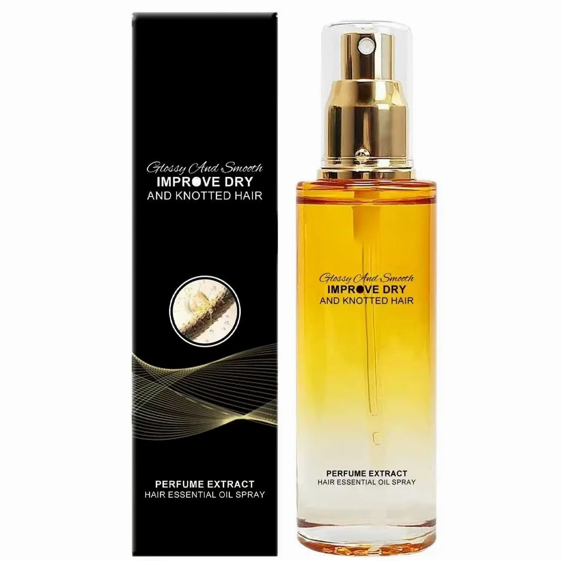 Treatment Oil Spray - è un olio da trattamento senza risciacquo per capelli secchi e crespi che districa, modella e idrata
