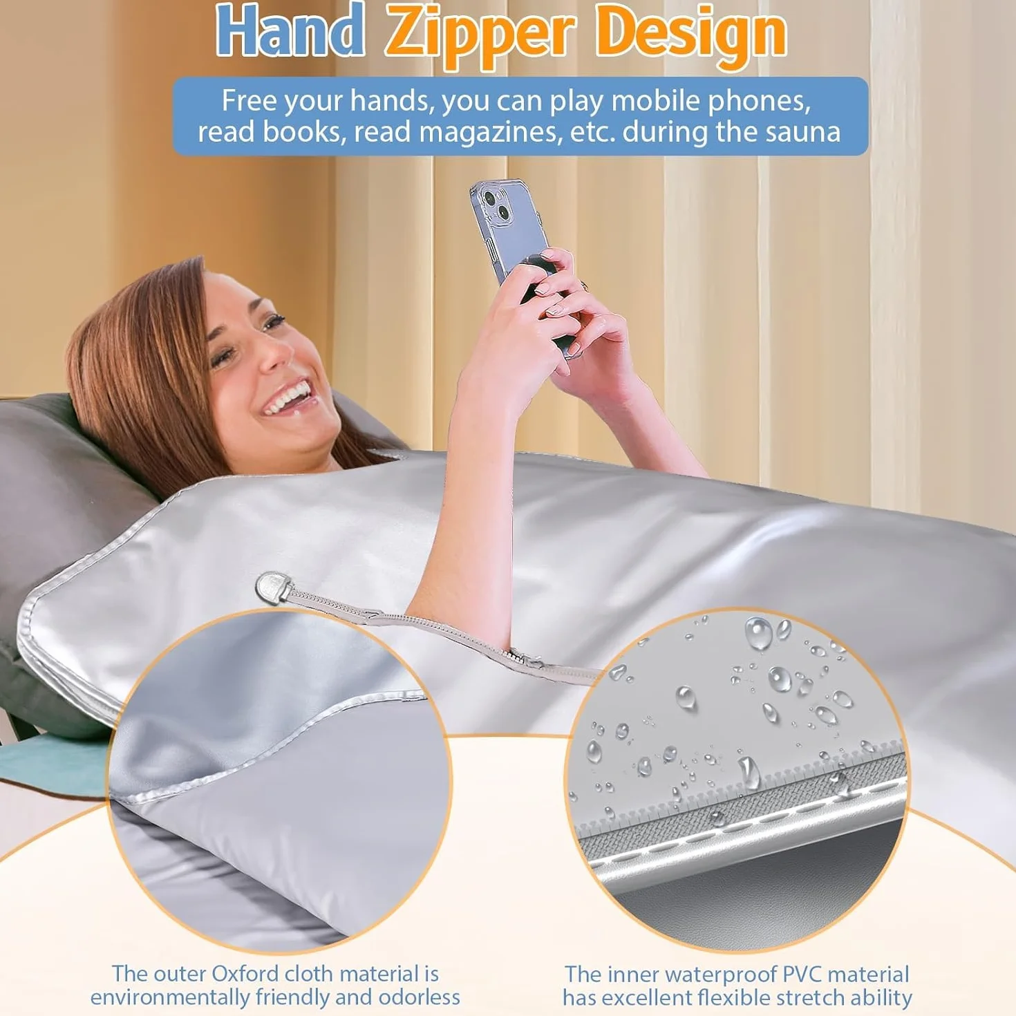 Sunowl Far Infrared Sauna Blanket 2 Zone 220V Coperta Sauna Infrarossi Portatile