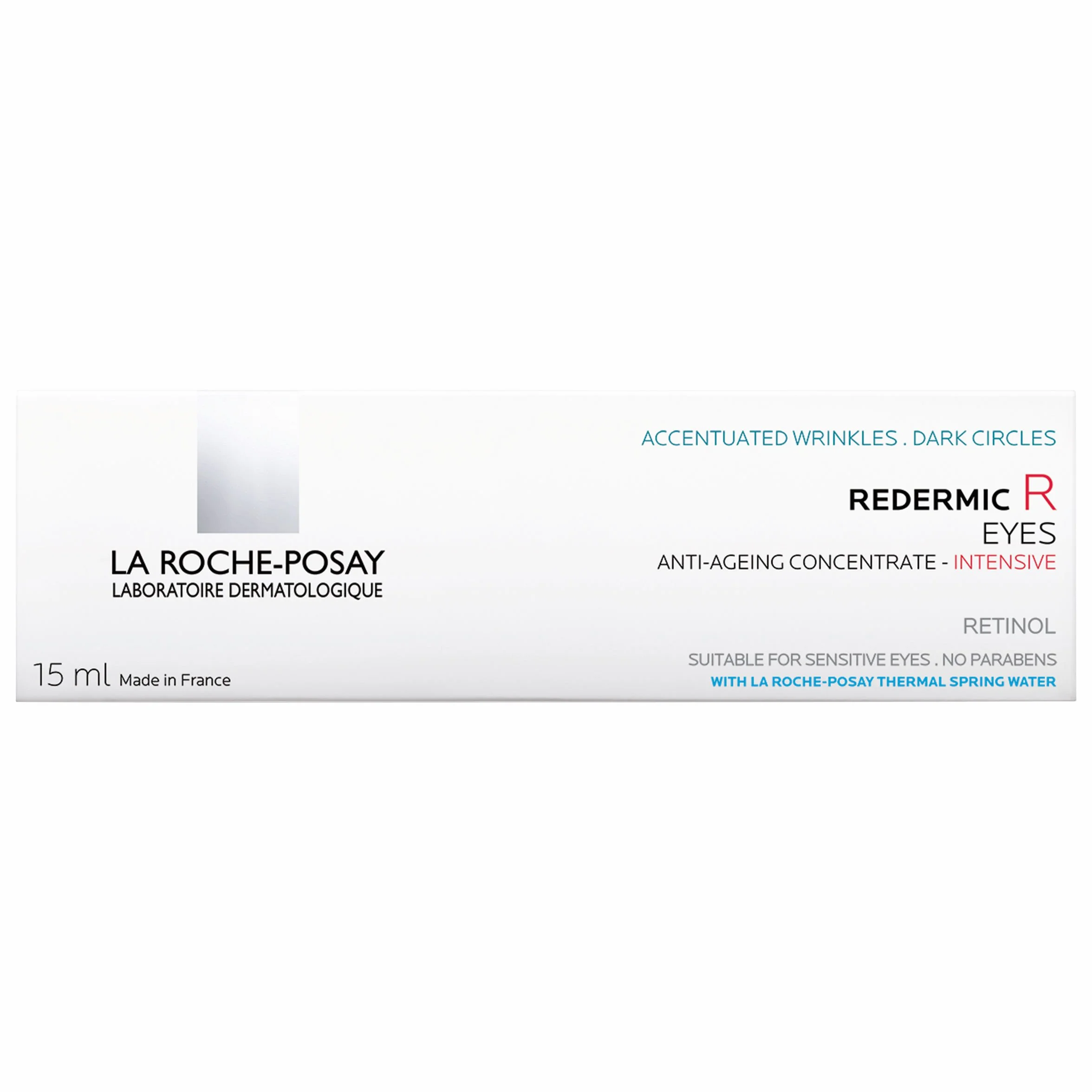 La Roche Posay Redermic R, Crema Contorno Occhi Anti-Età, Per Tutti i Tipi di Pelle, Zero Occhiaie e Zero Rughe, Pelle Levigata, Arricchita con Retinolo e Caffeina, 15 ml
