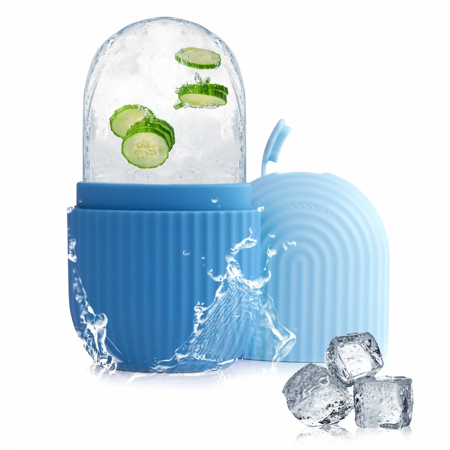 AiQInu Ice Roller, Rullo di Ghiaccio Facciale riutilizzabile Eye Ice Massage, Restringe i pori, riduce il gonfiore