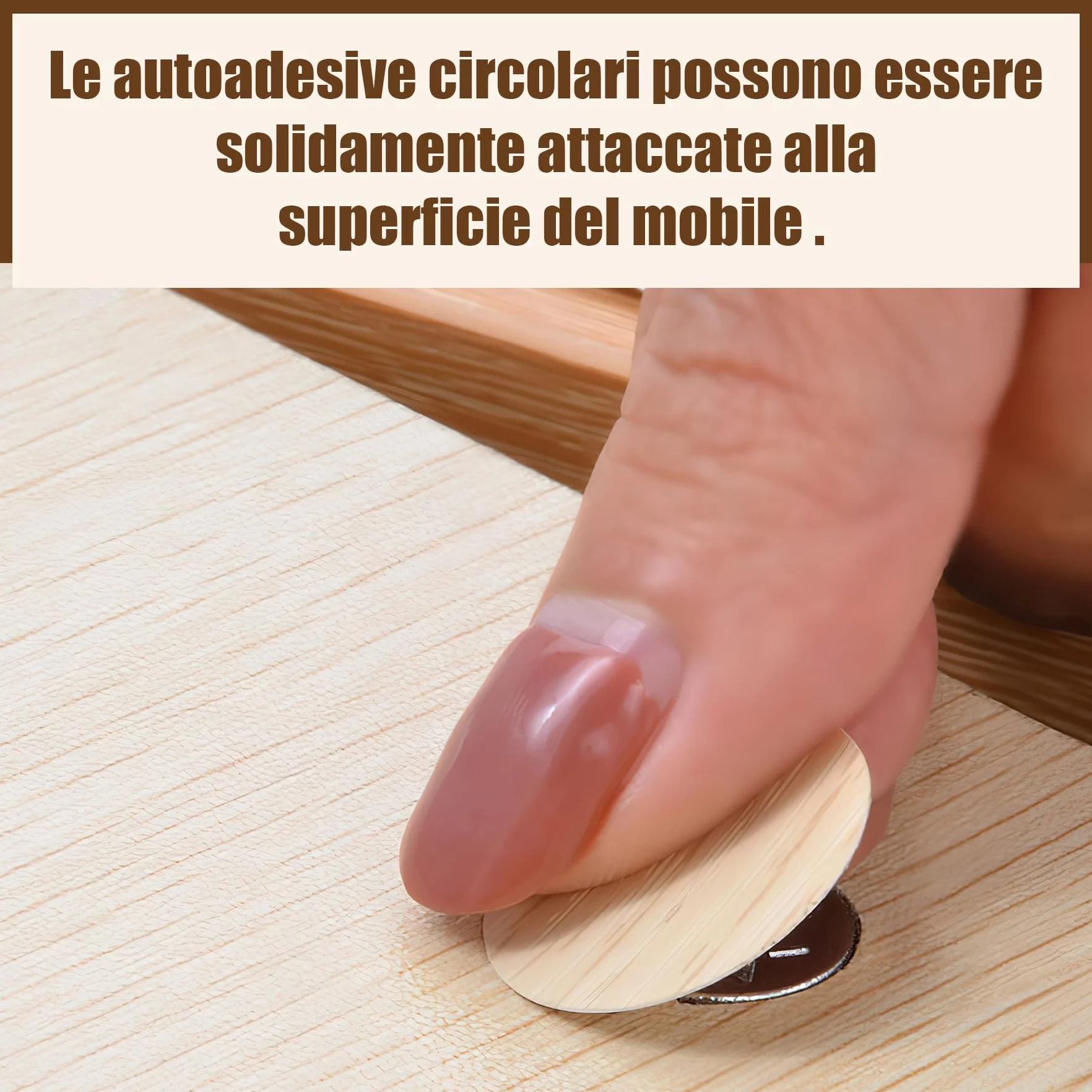 Copriviti Adesivi 648 Pezzi 12 Colori 21mm Tappi Copriforo per Fori Viti Mobili