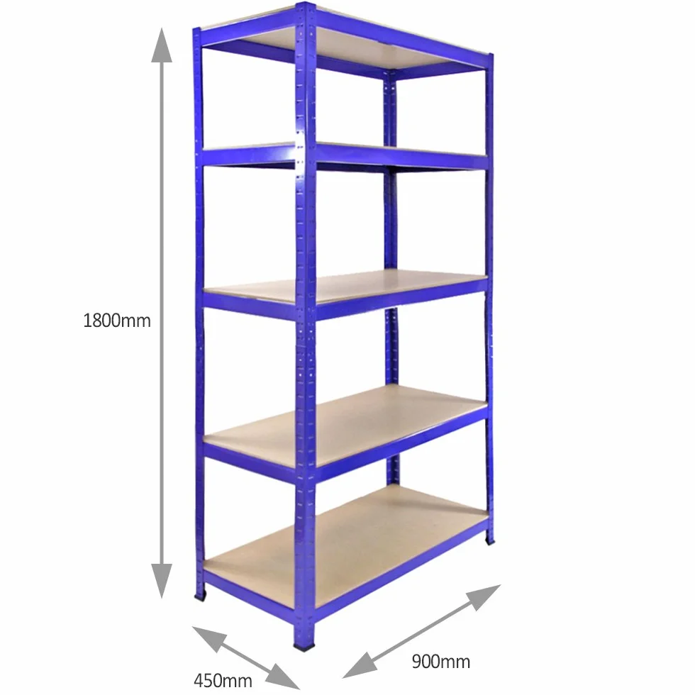 Scaffale Q-Rax 90cm regolabile 200 kg per ripiano incastro senza bulloni