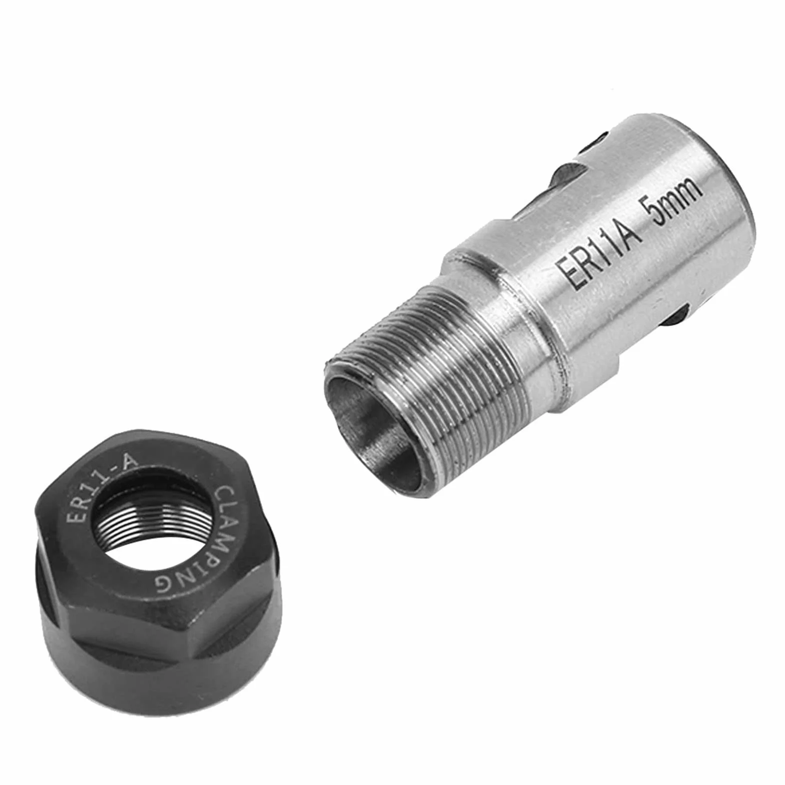 Set di Colletti ER11 7 Pcs 5 Mm Asta di Estensione Albero Motore 1-7 Mm Collette a Molla per CNC
