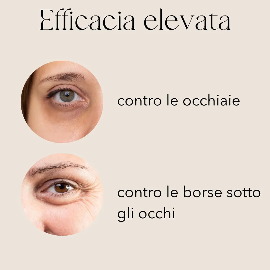mellow NOIR XTREME Eye Caffeine Booster 15ml - EFFETTO RIMPOLPANTE IMMEDIATO – Siero contorno occhi alla caffeina per occhi stanchi e gonfi – combatte occhiaie e borse – Vegano – Cosmetici naturale