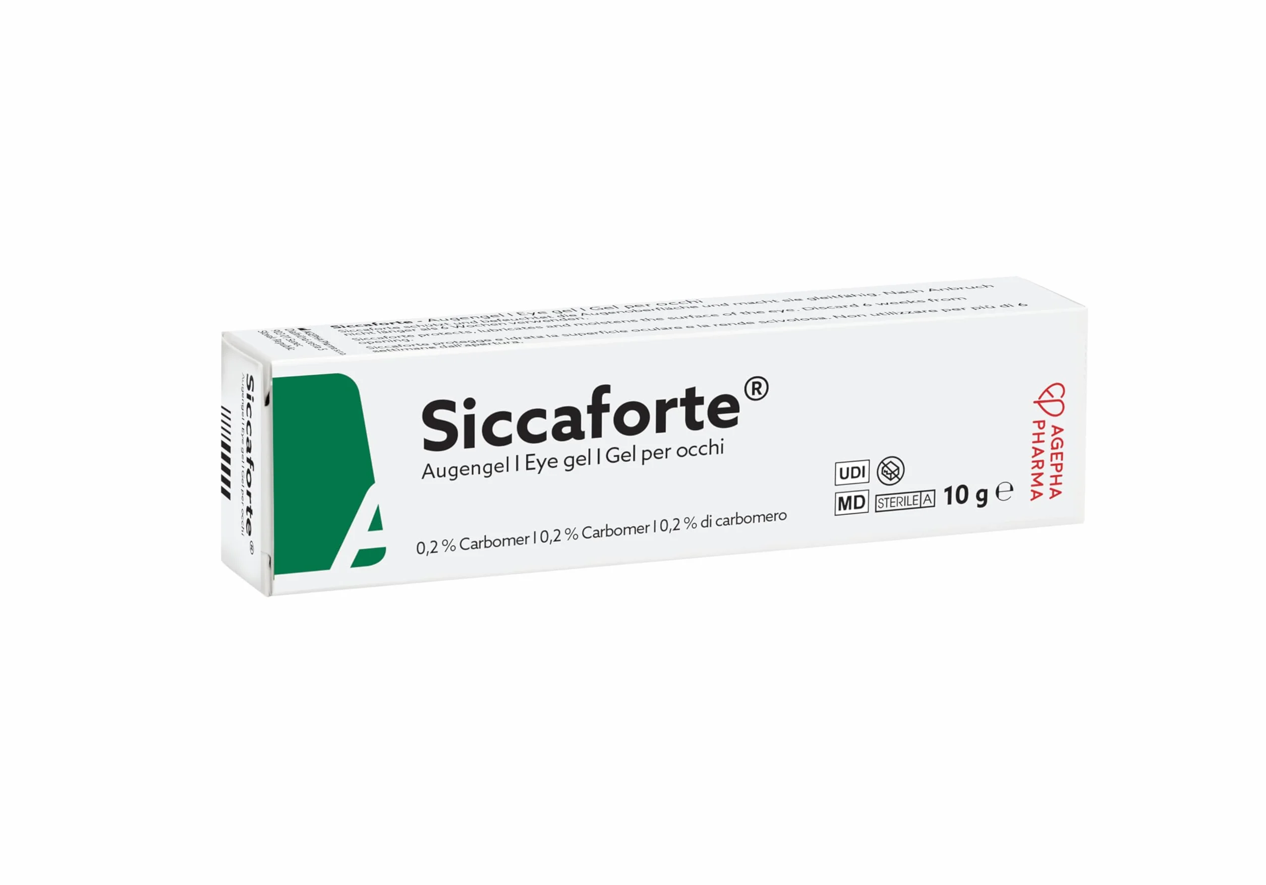 Gel Intensivo Occhi Secchi con Carbomer | Idratante e Curativo per Occhi Sani | Confortevole sugli Occhi | Sollievo Lungo